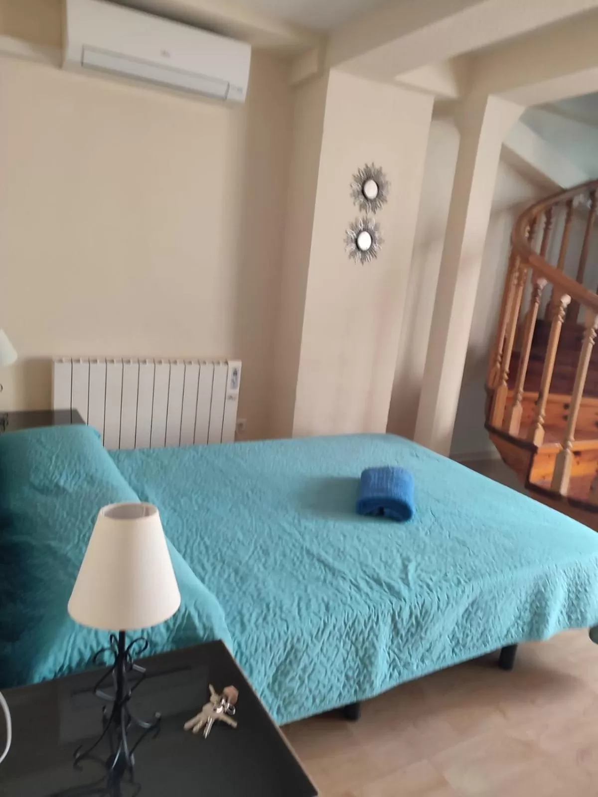 Balcony/Terrace, Bed in Rooms San Marcos