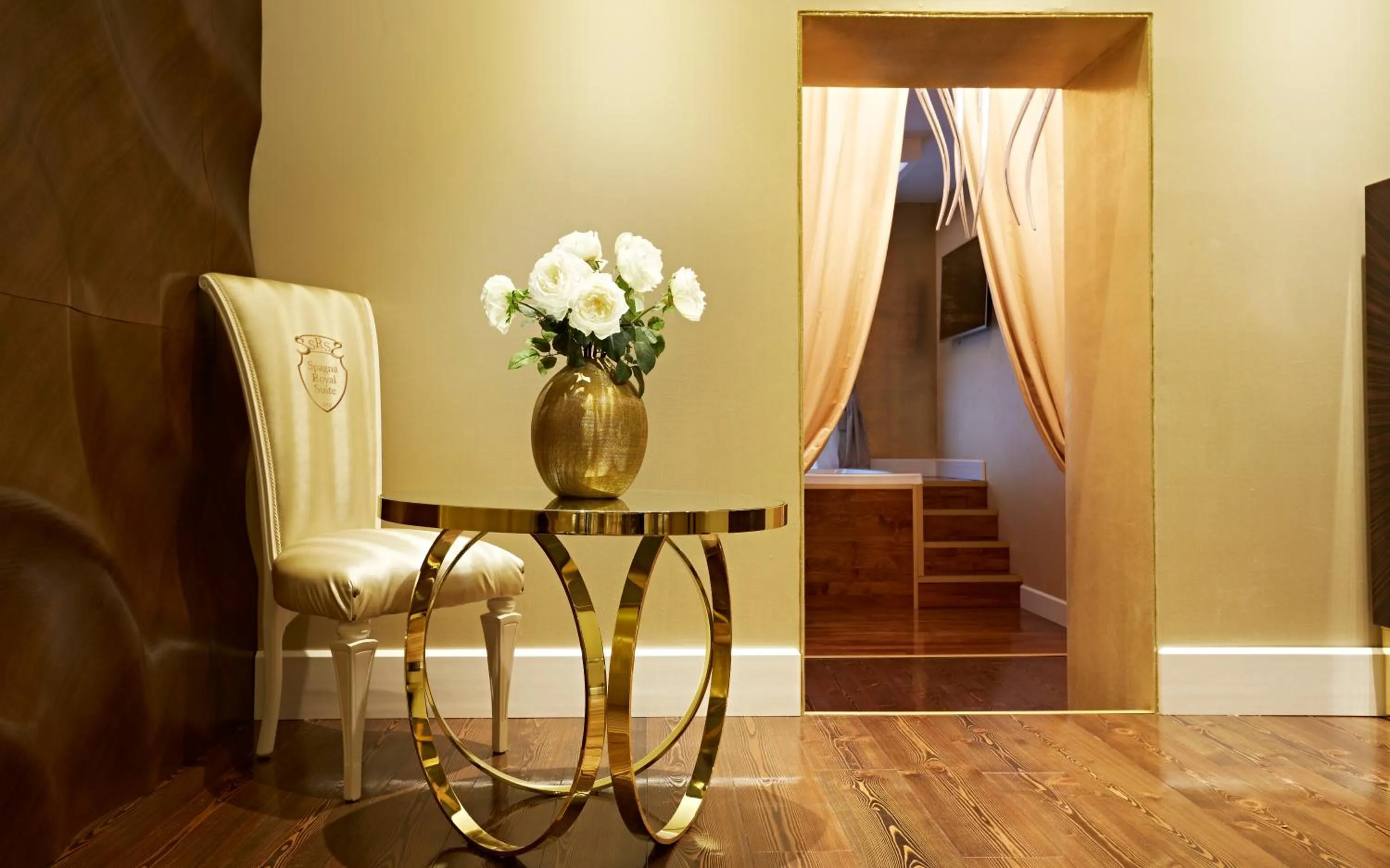 Seating Area in Spagna Royal Suite