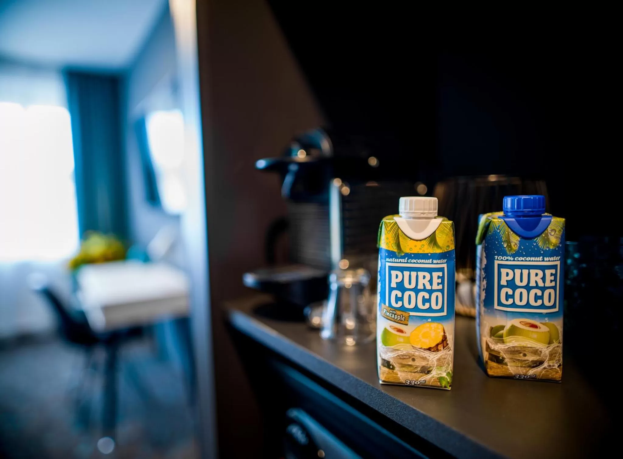 Drinks in Rooftop Planet Prague Hotel