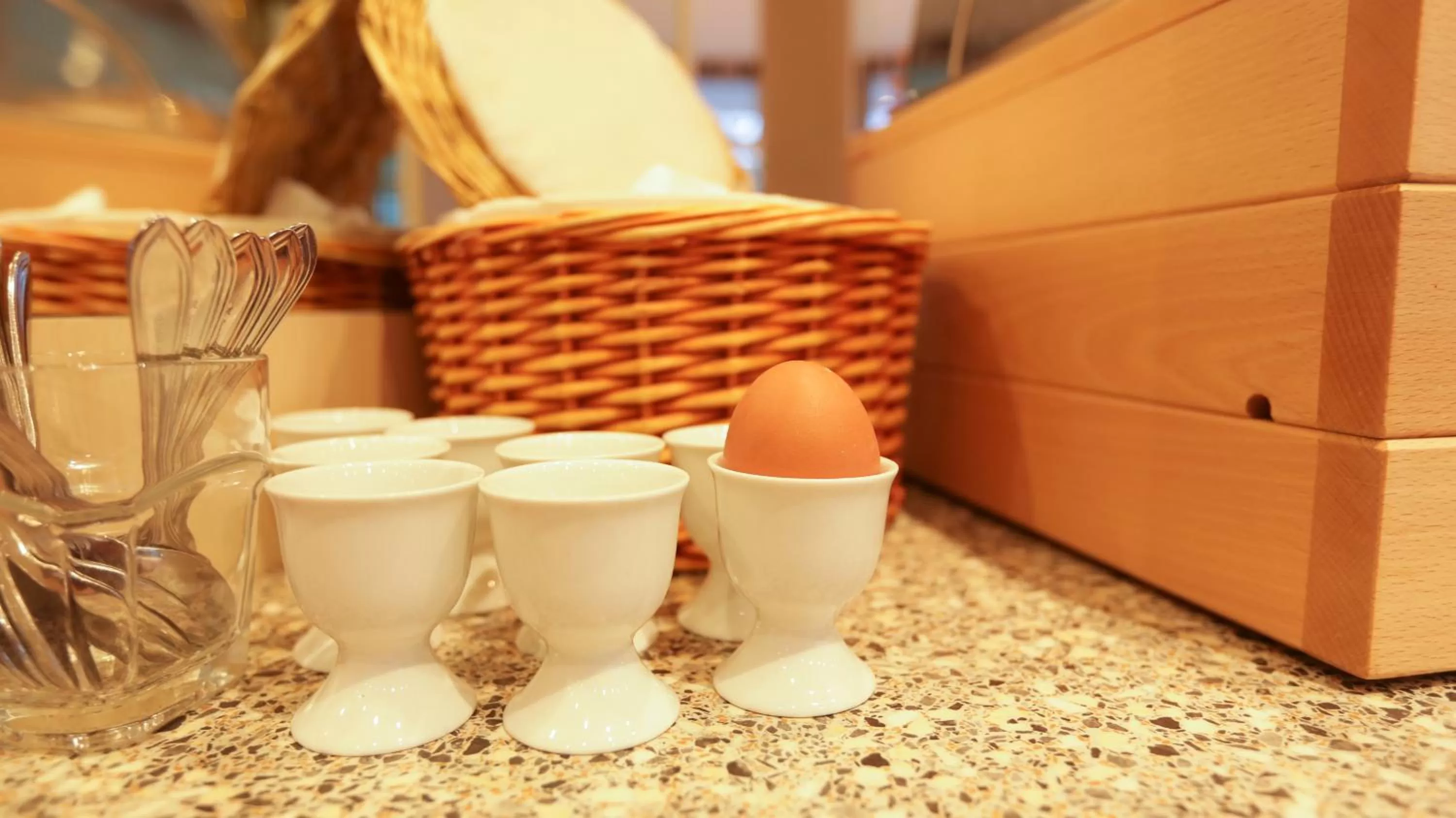 Buffet breakfast in Hotel Waldhalle