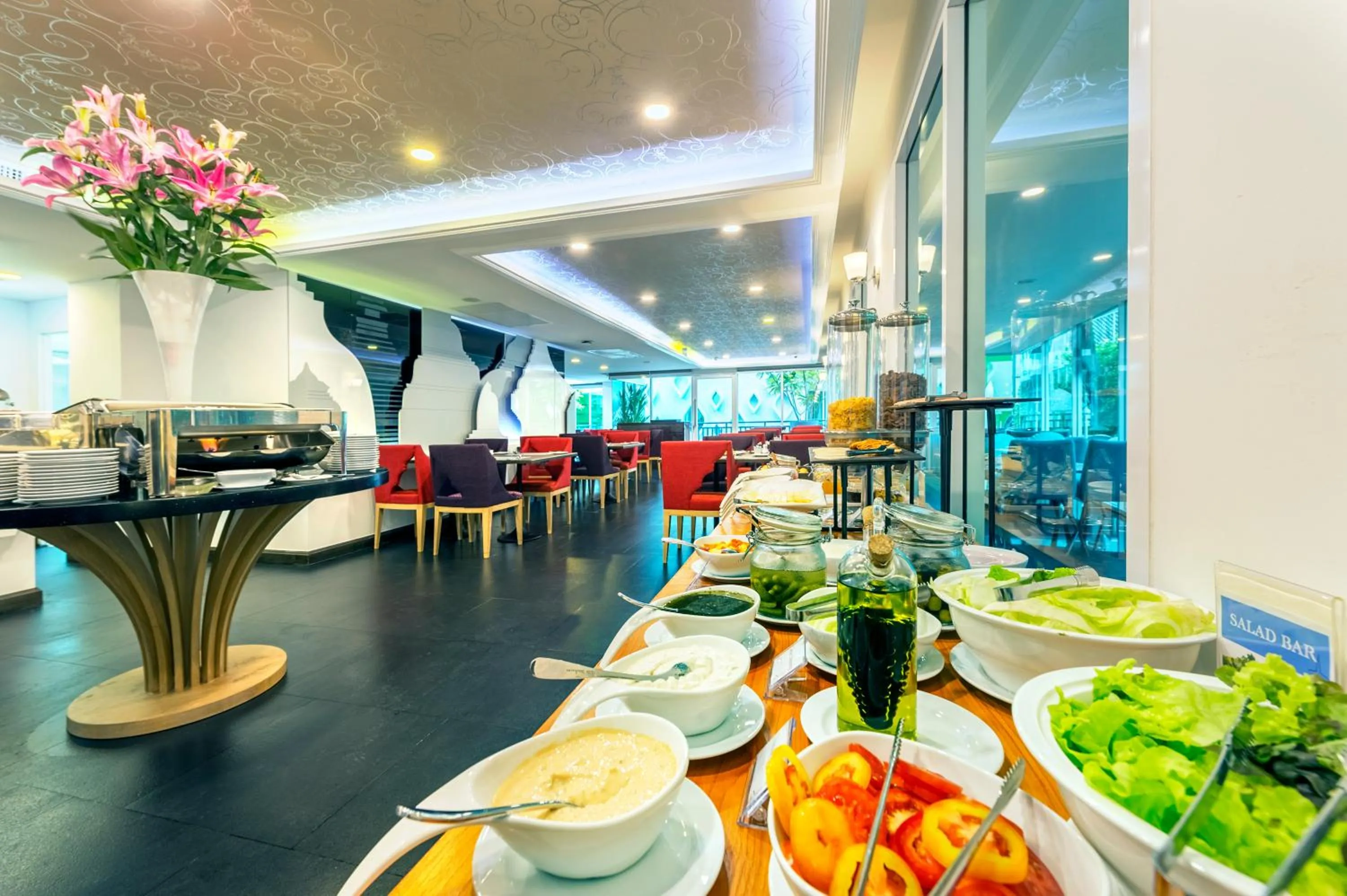 Buffet breakfast in Anajak Bangkok Hotel - SHA Plus