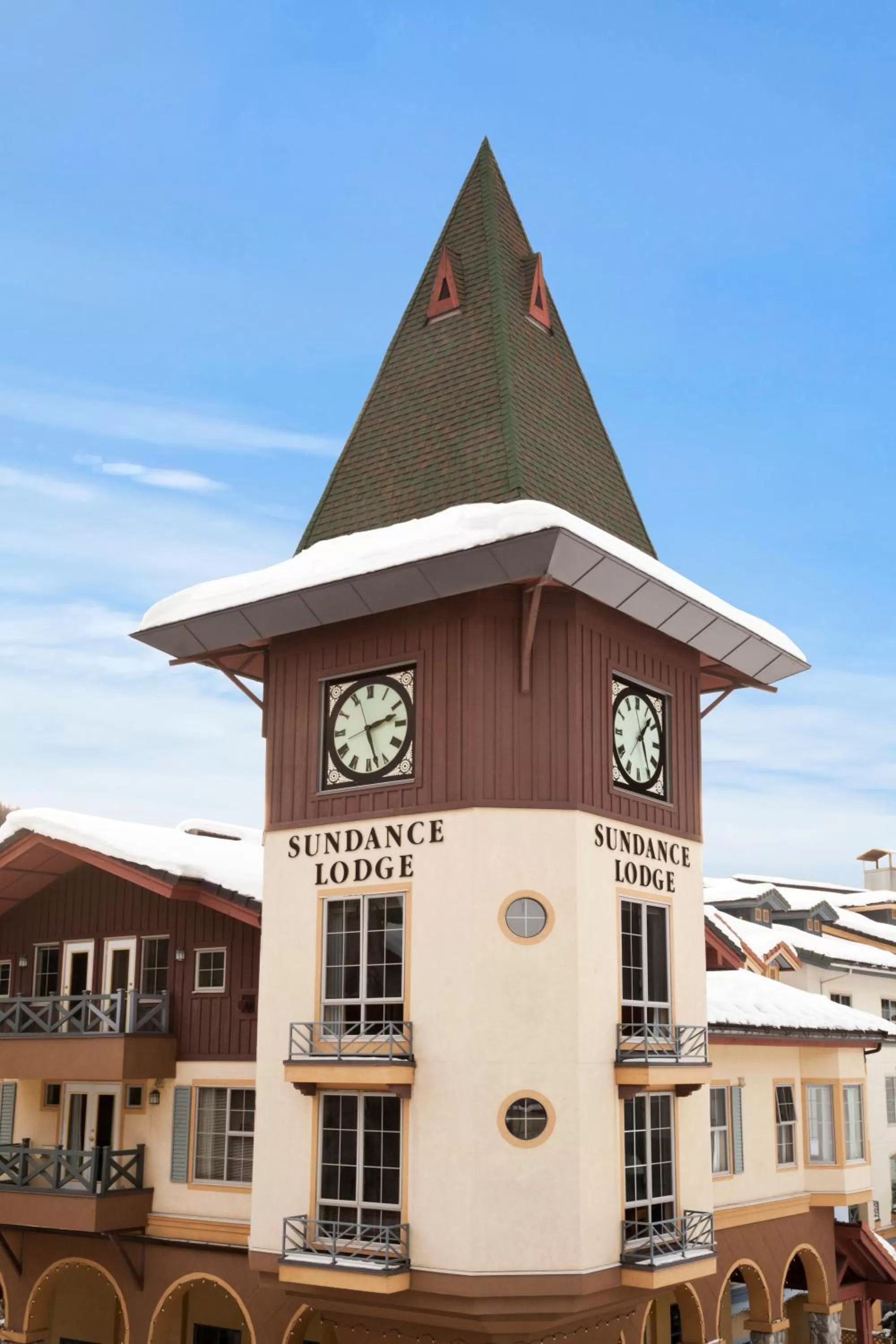 Facade/entrance in Sundance Lodge