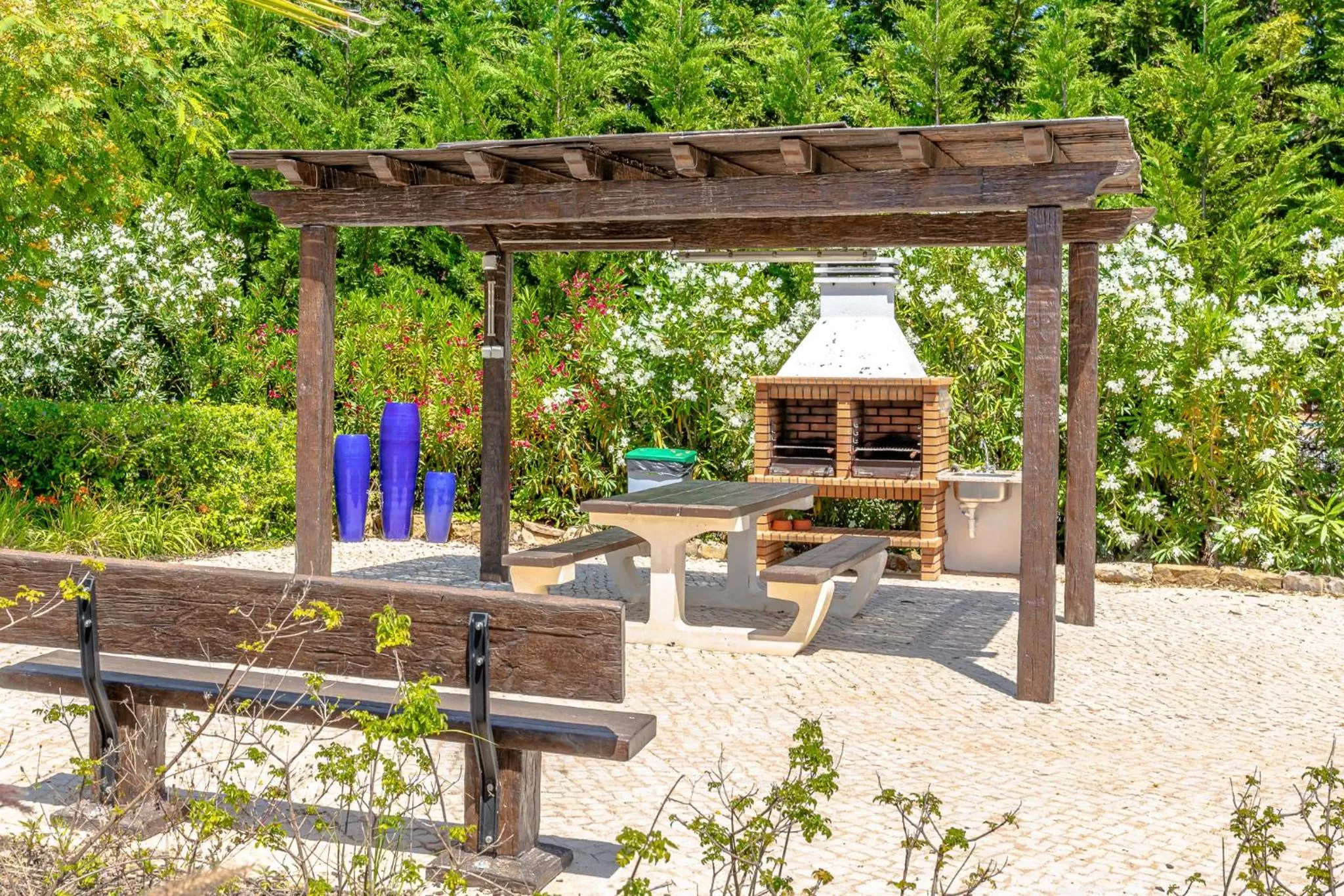 BBQ facilities in Aldeia Azul Resort