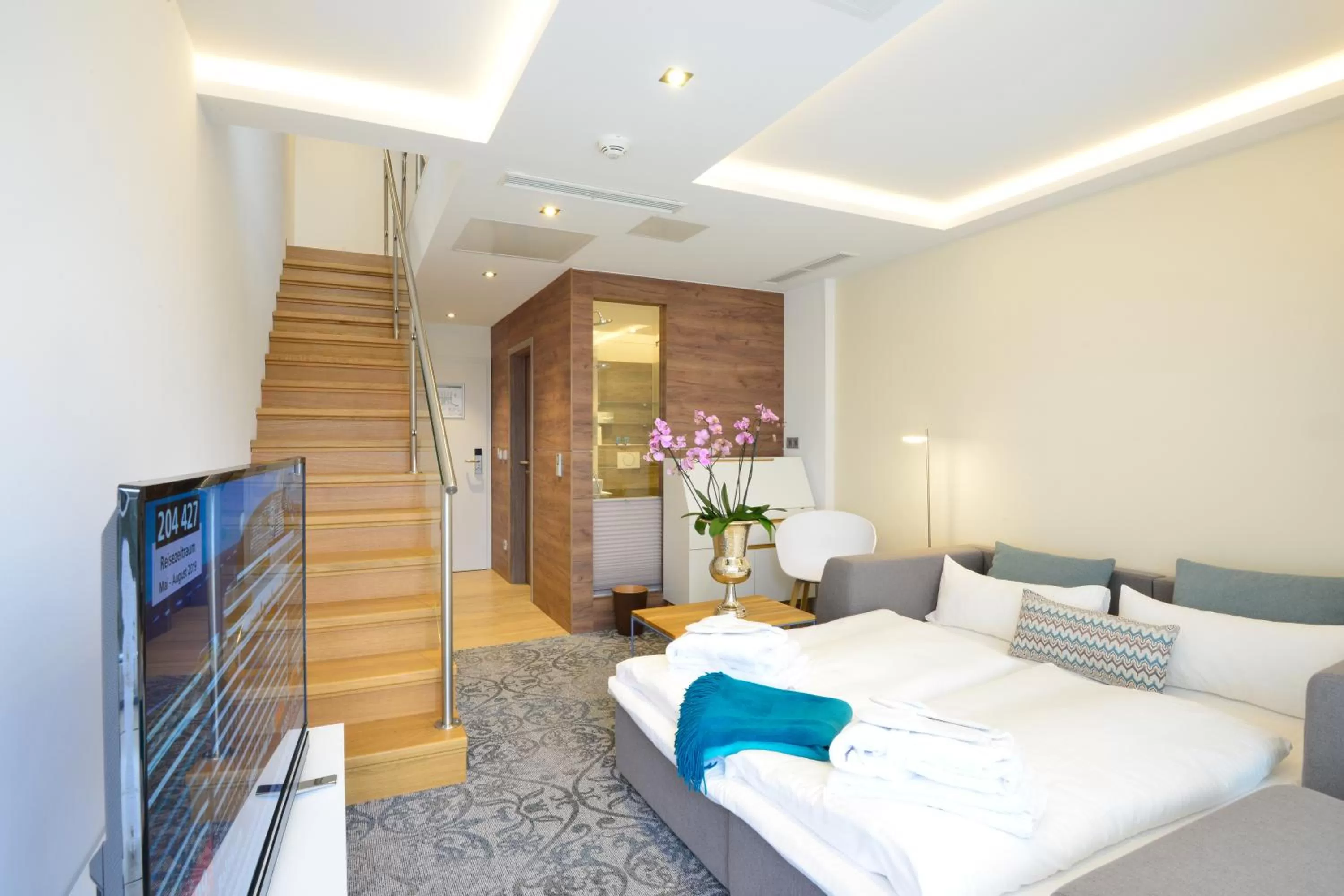 Bed in Parkhotel Residenz