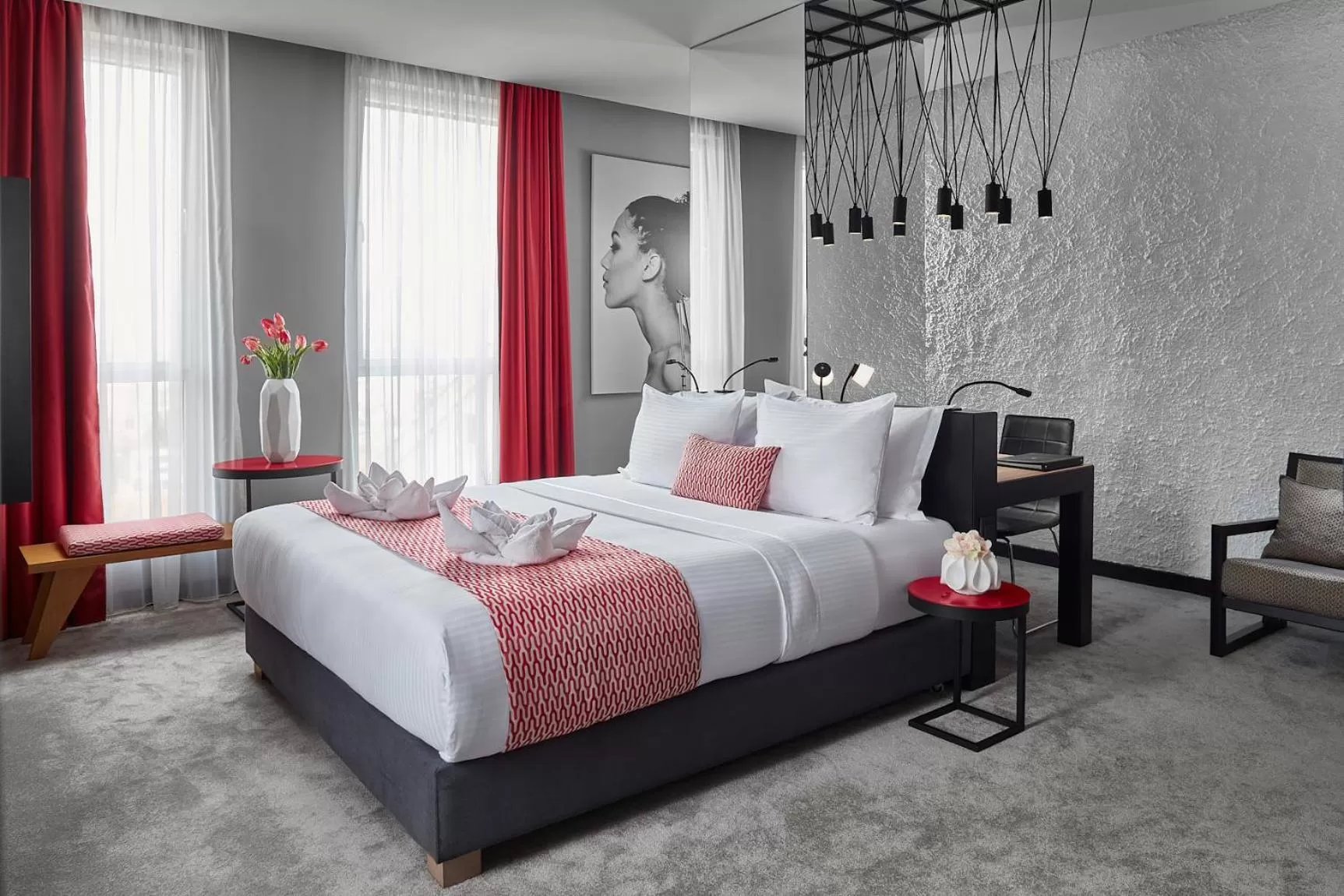 Photo of the whole room, Bed in Panoramika Design Hotel