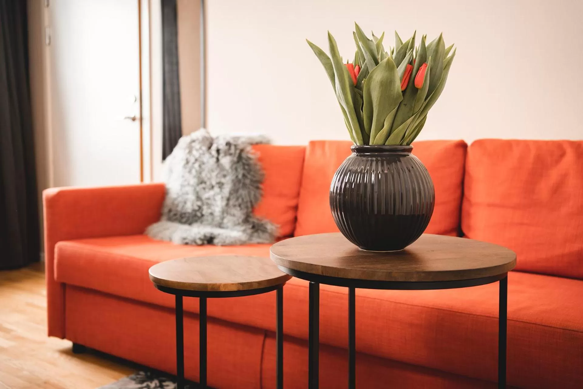 Seating area in Två Systrar B&B