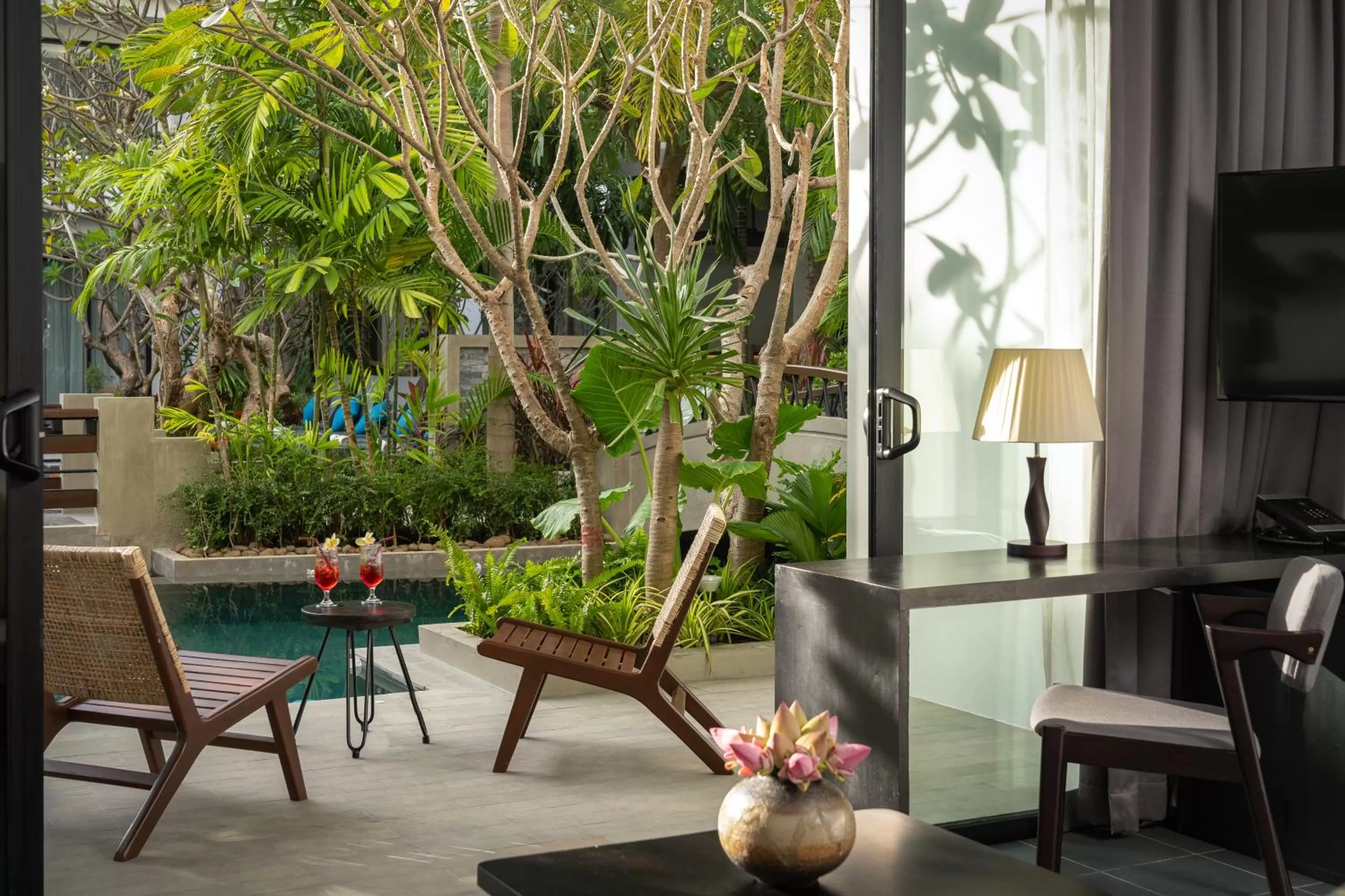 Patio in Eightfold Urban Resort