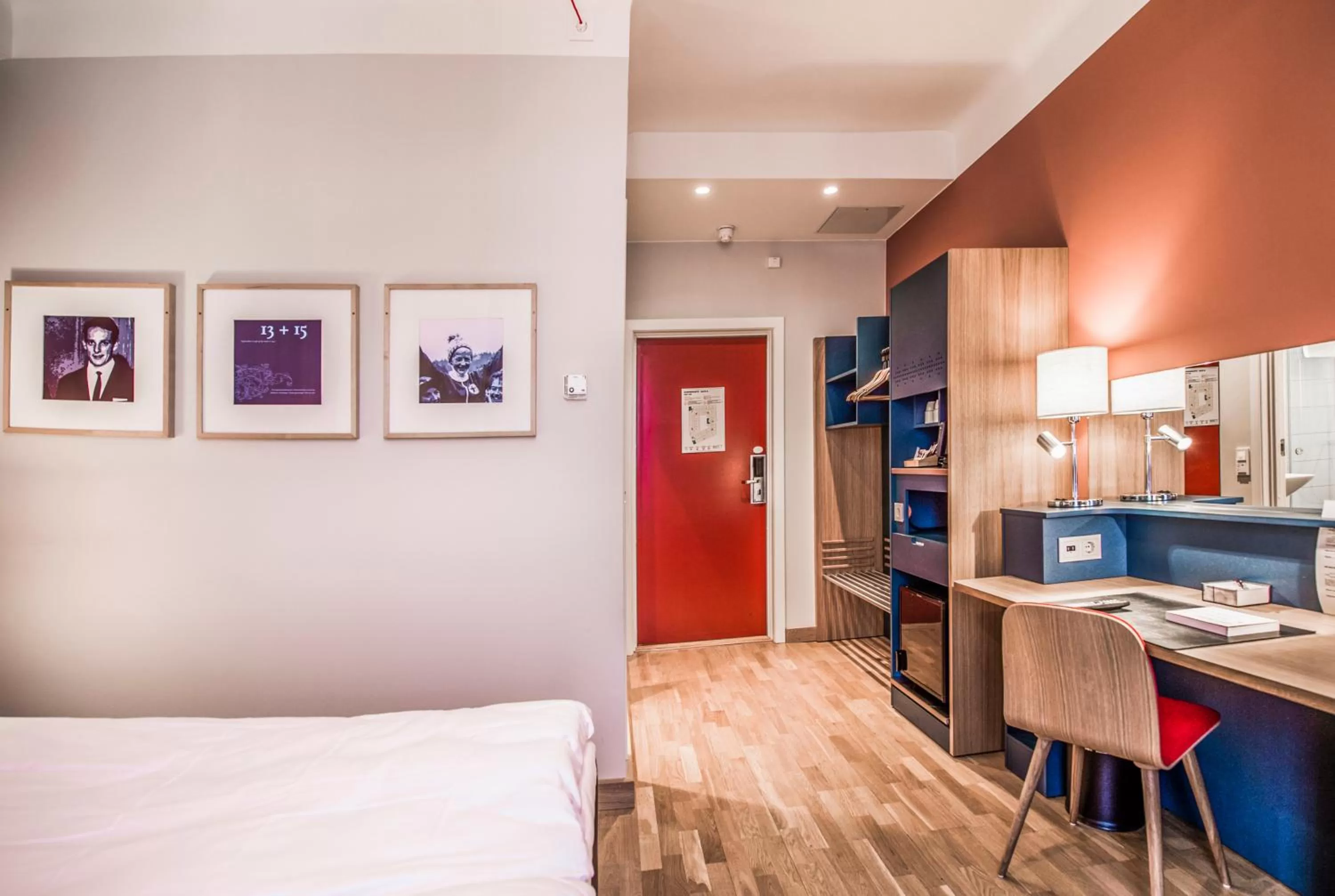 Bedroom, Bed in Hotell Bondeheimen