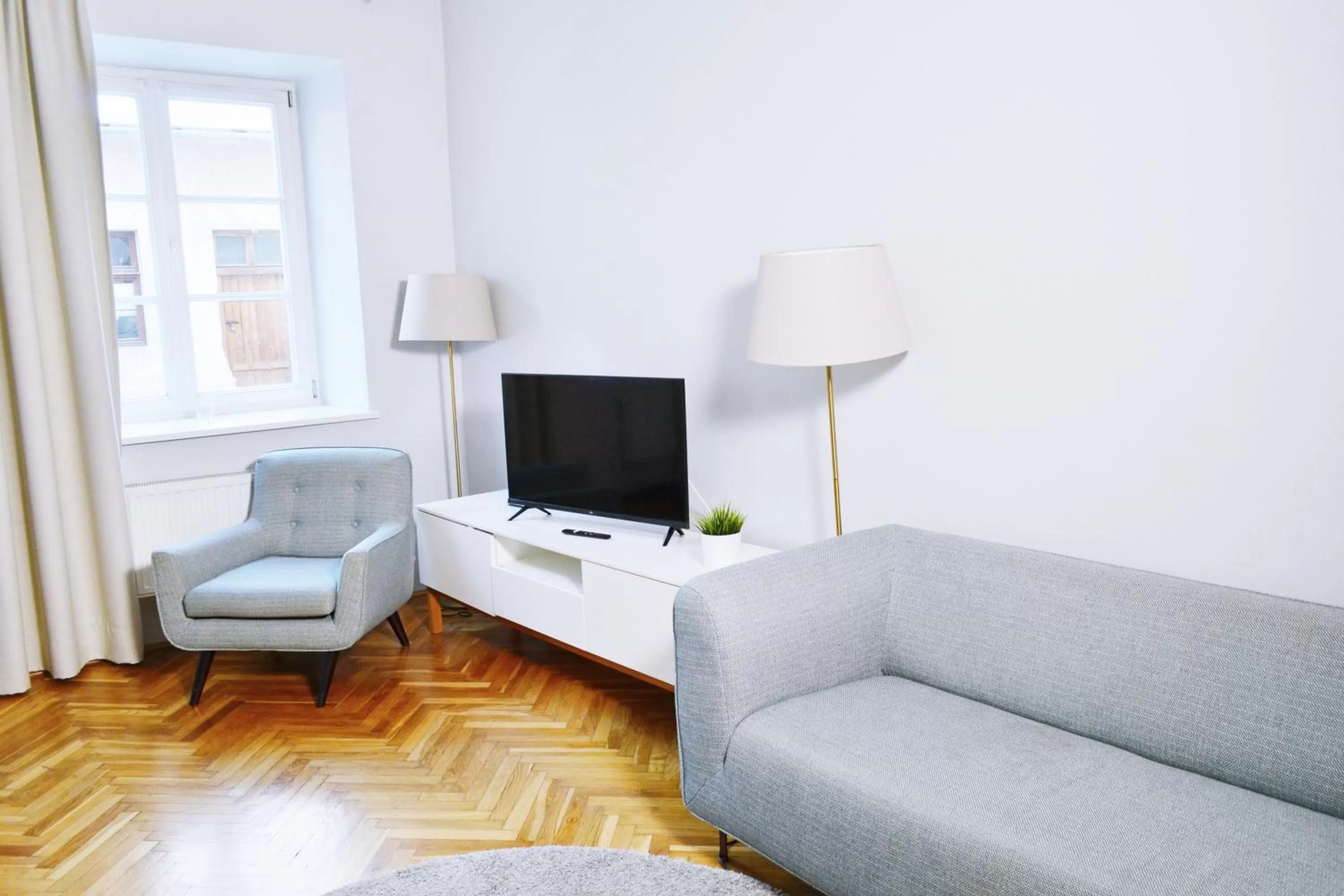 Seating Area in 21 Floriańska Street Apartments