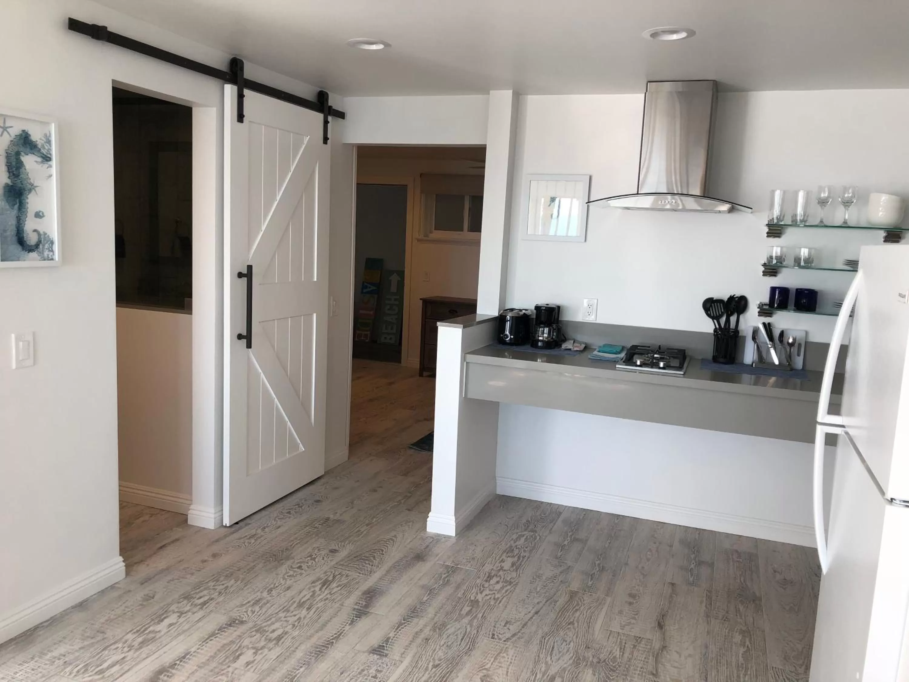 Kitchen or kitchenette in Sea Horse Resort