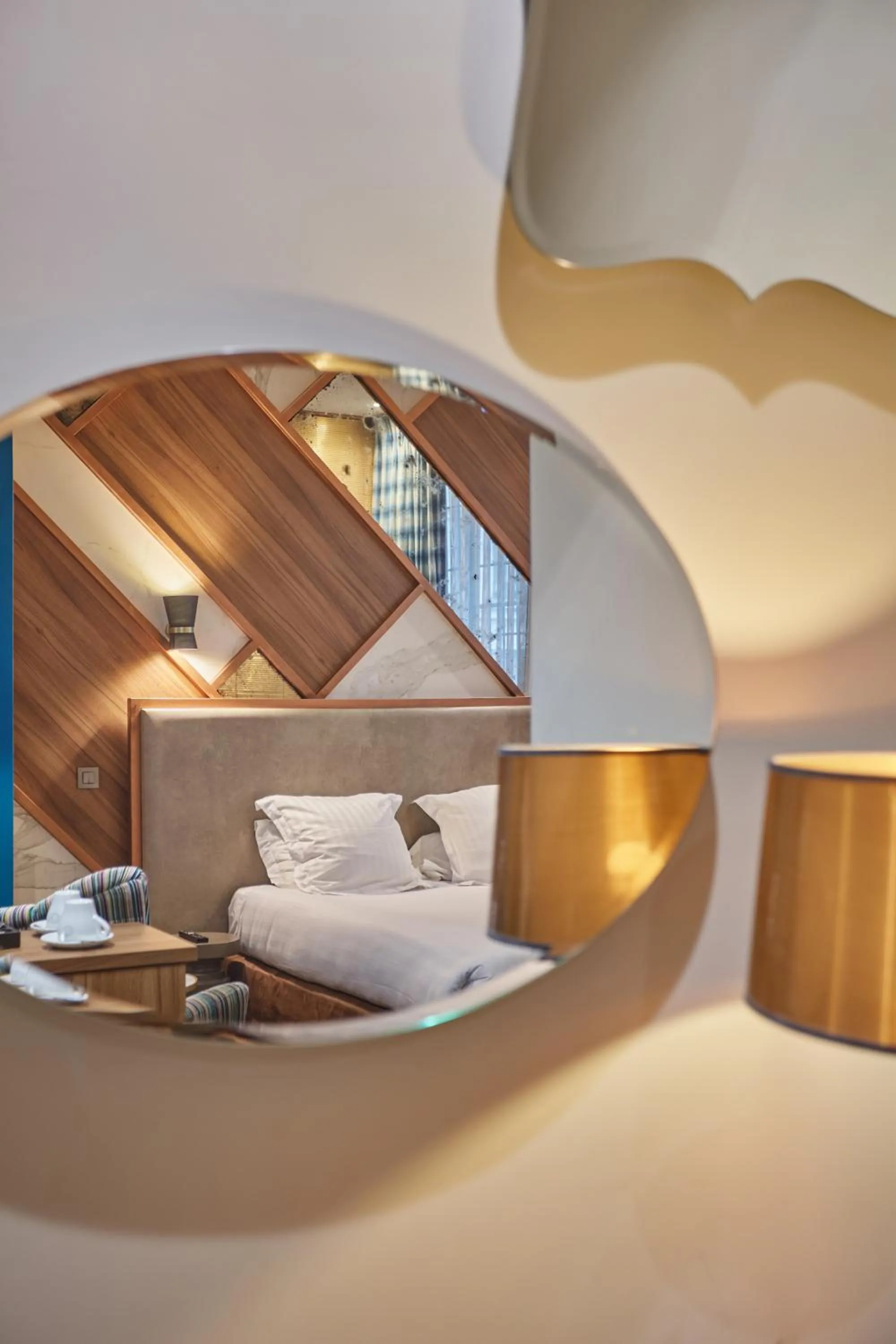 Bedroom, Bed in Le Robinet d'Or Paris Canal Saint Martin