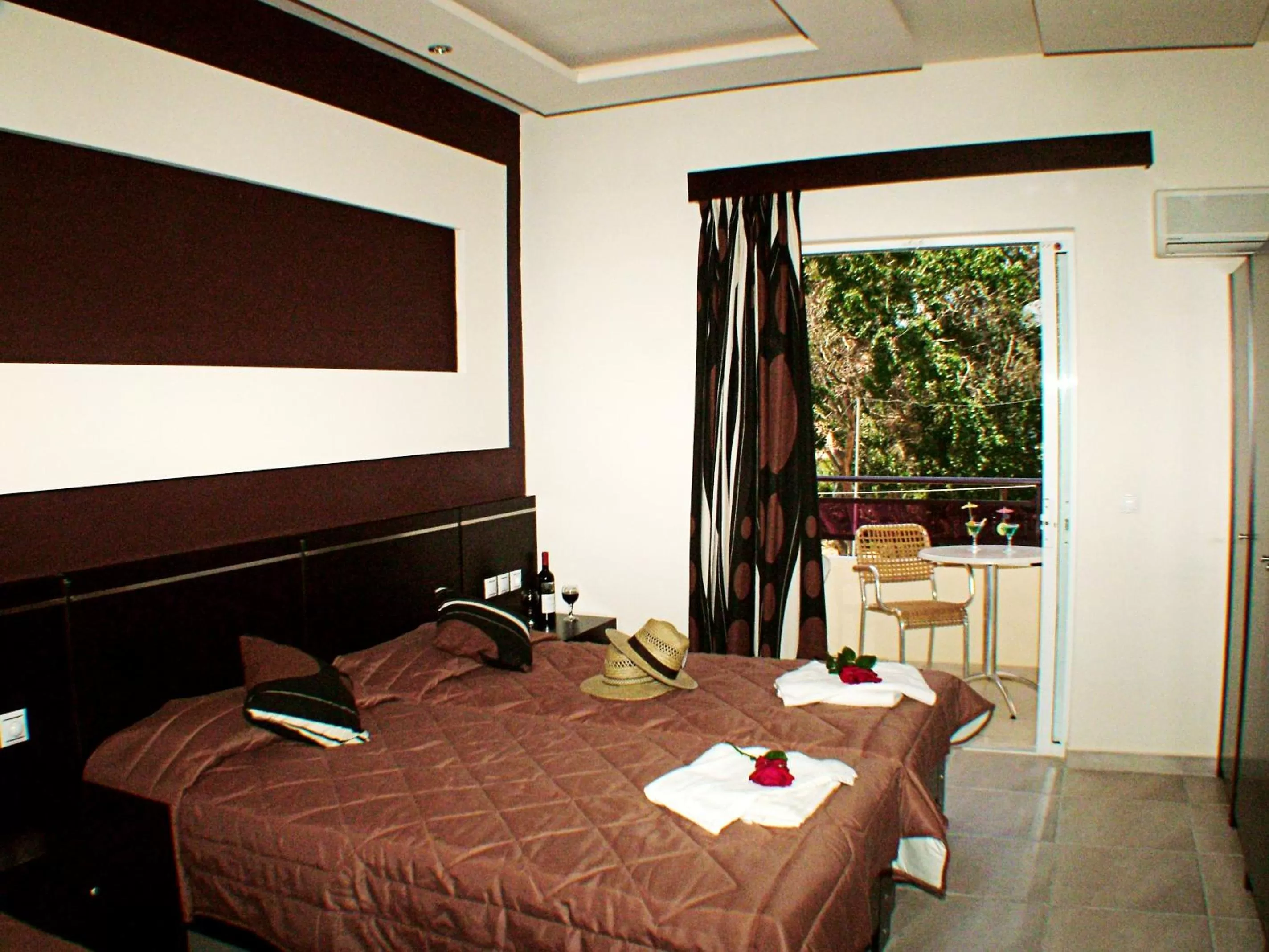 Bed in Canadian Hotel