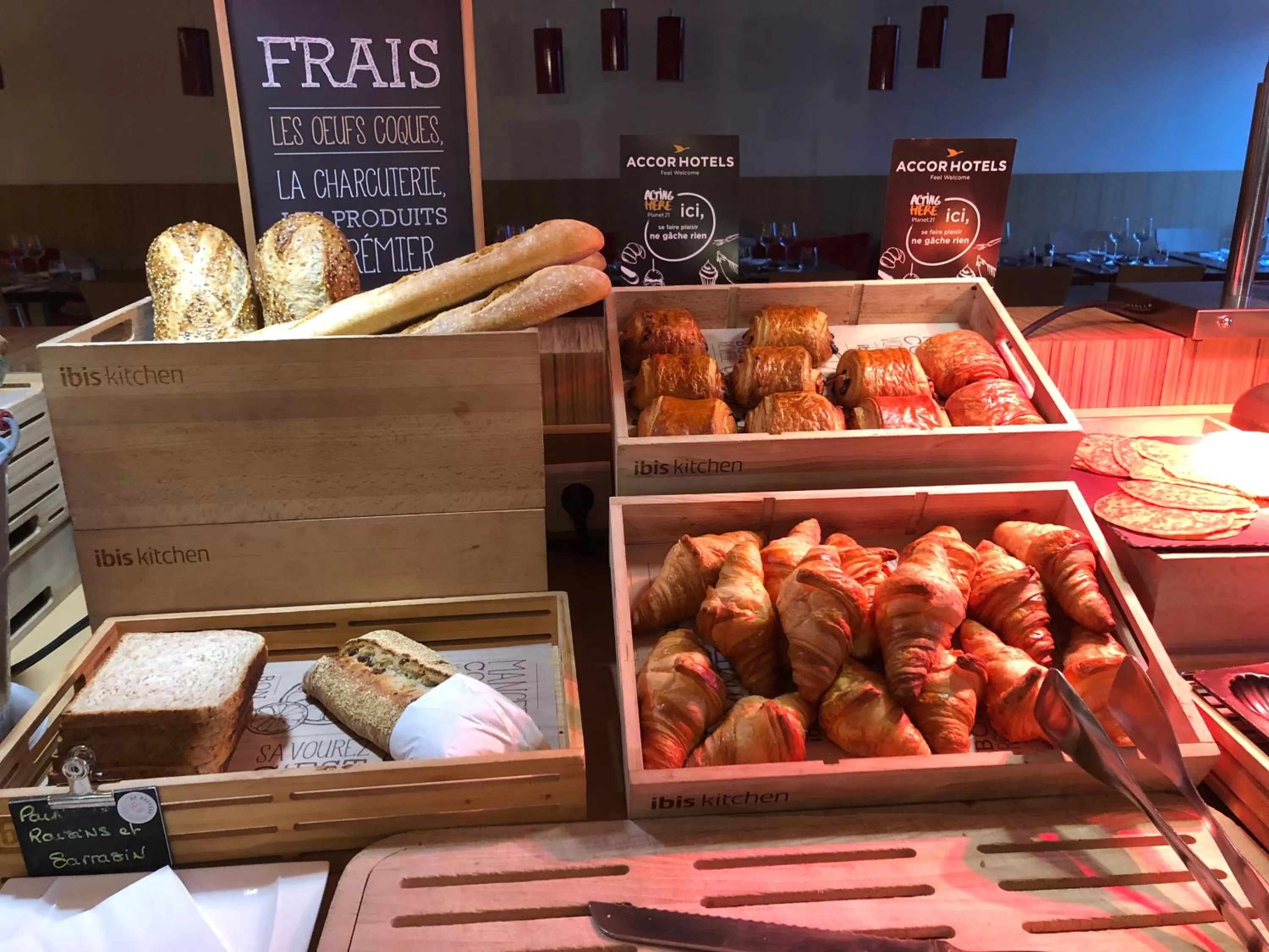 Breakfast in ibis Saintes