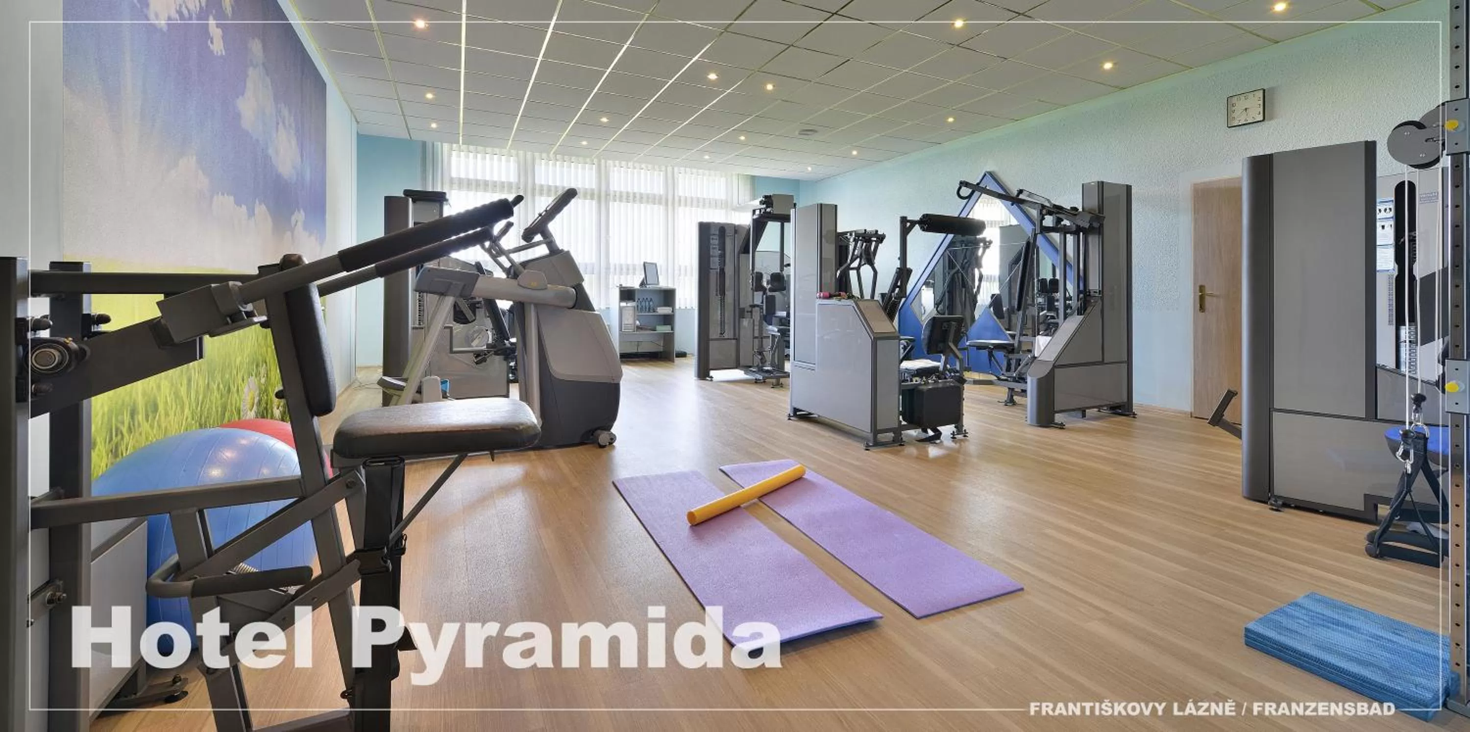 Fitness centre/facilities in Lázeňský hotel Pyramida
