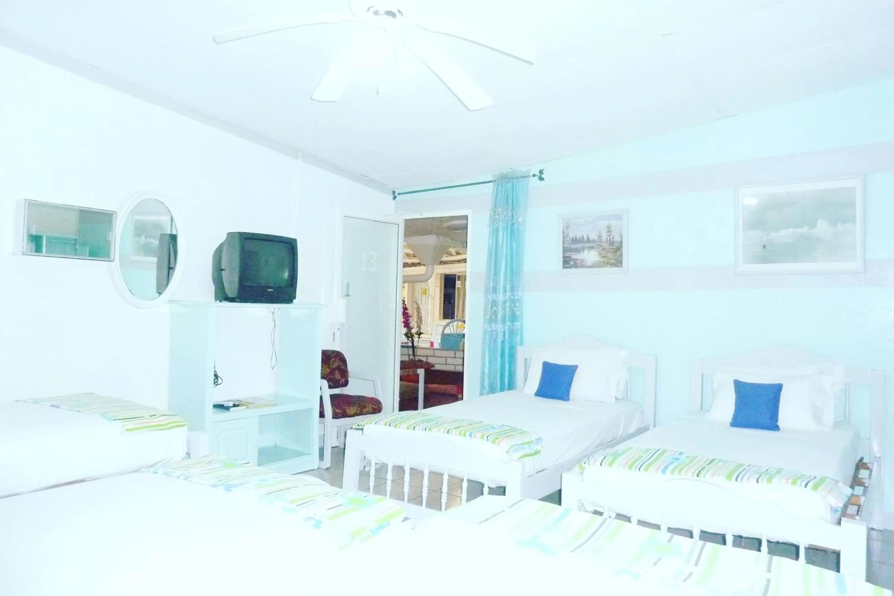 Bed in Hotel Ivania´s