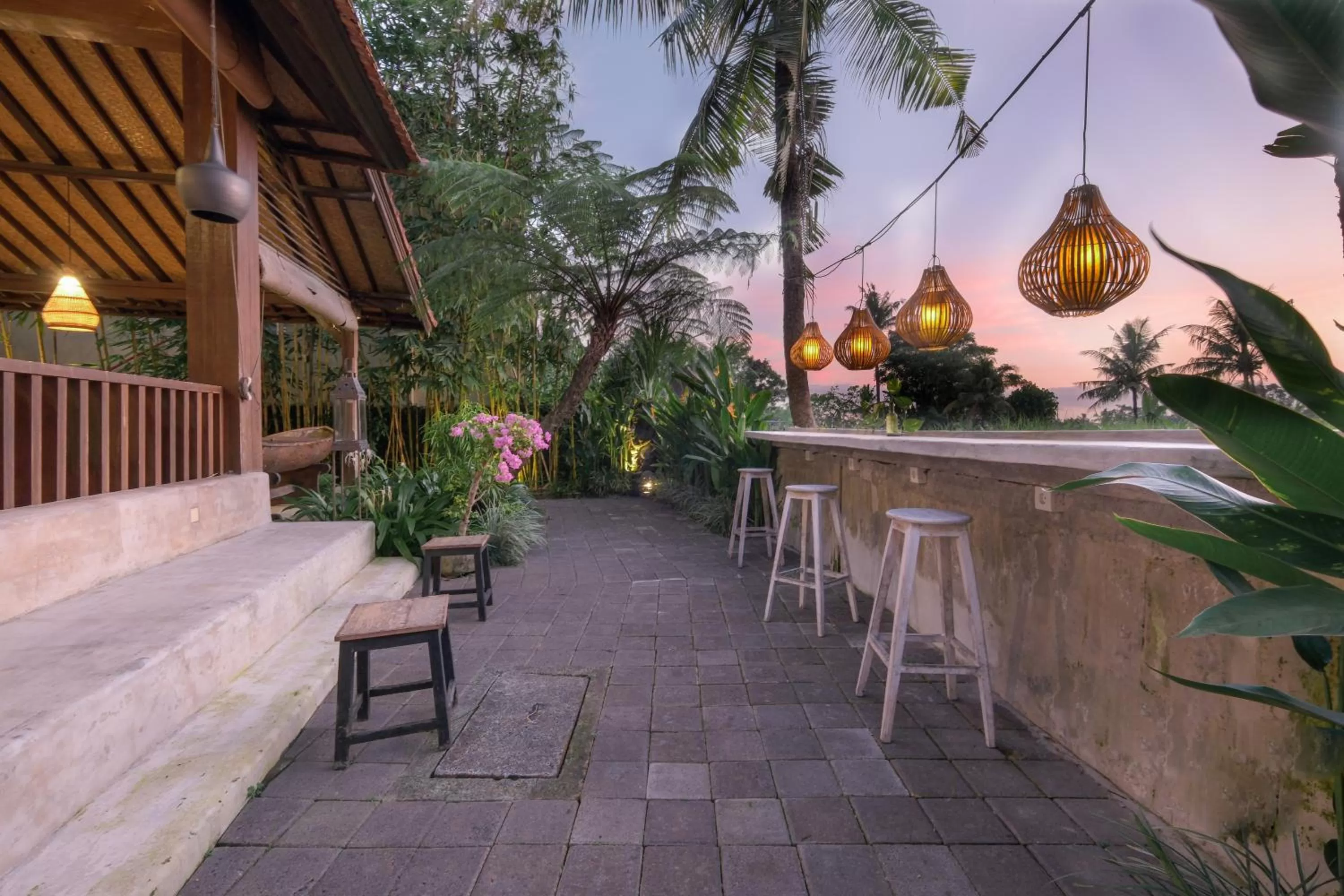 Patio in Artini Bisma Ubud Hotel