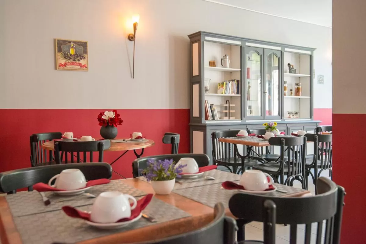 Restaurant/places to eat in Hotel du Forum