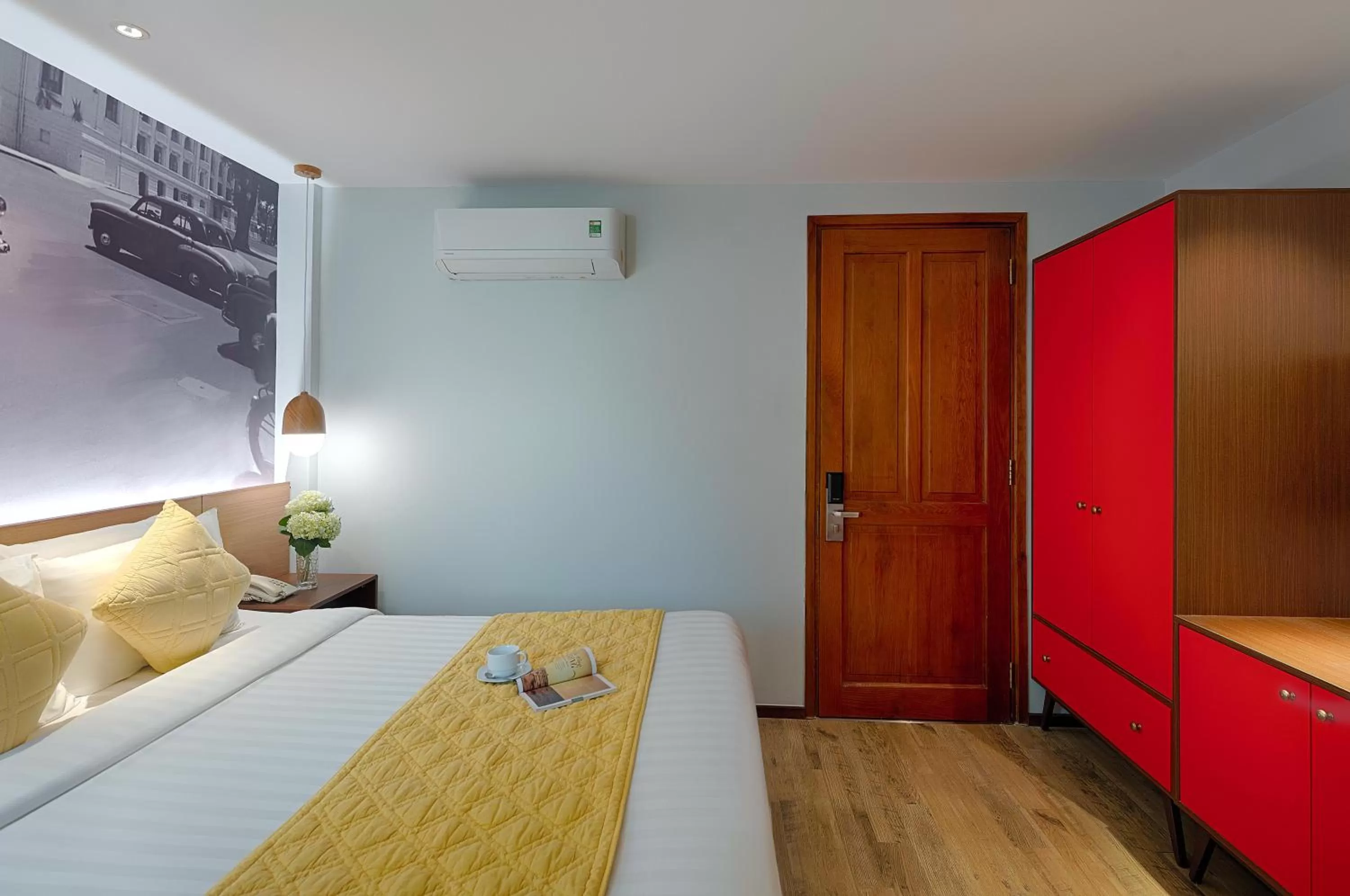 Bed in Little Saigon Boutique Hotel