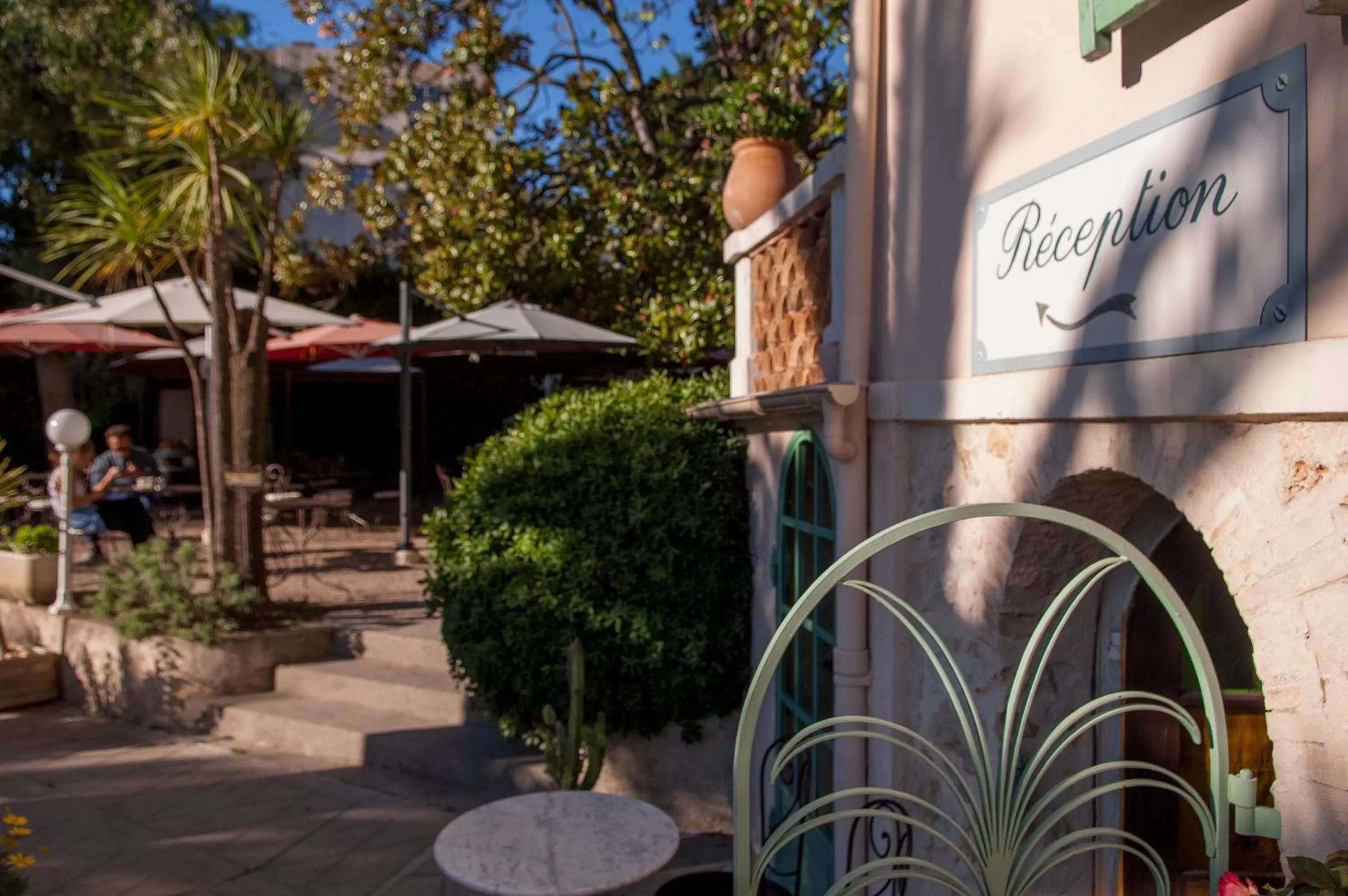 View (from property/room) in La Villa Roseraie , Hôtel Familial OUVERT TOUTE L ANNEE