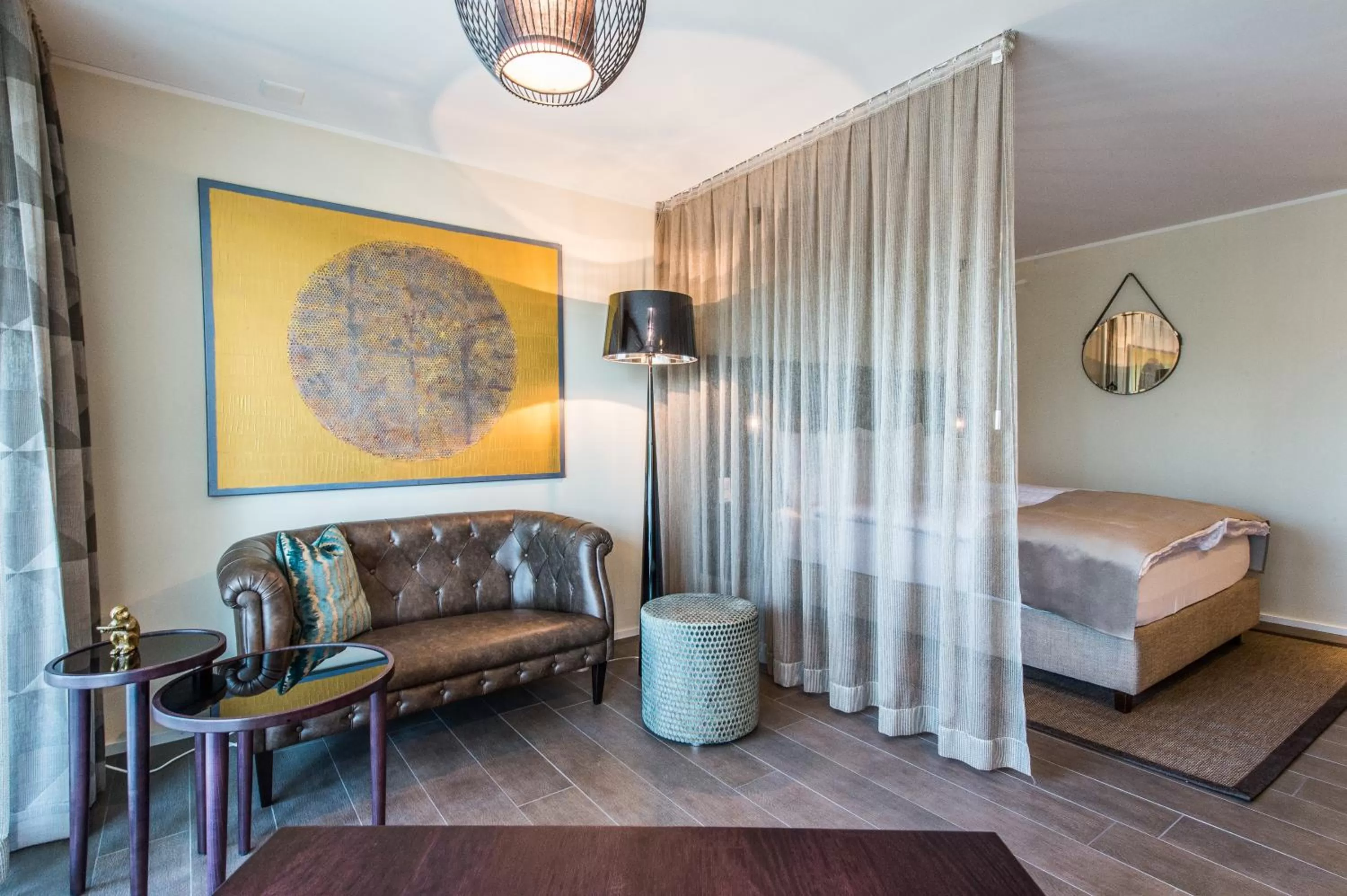 Photo of the whole room, Bed in Hotel My Way Zürich Wallisellen