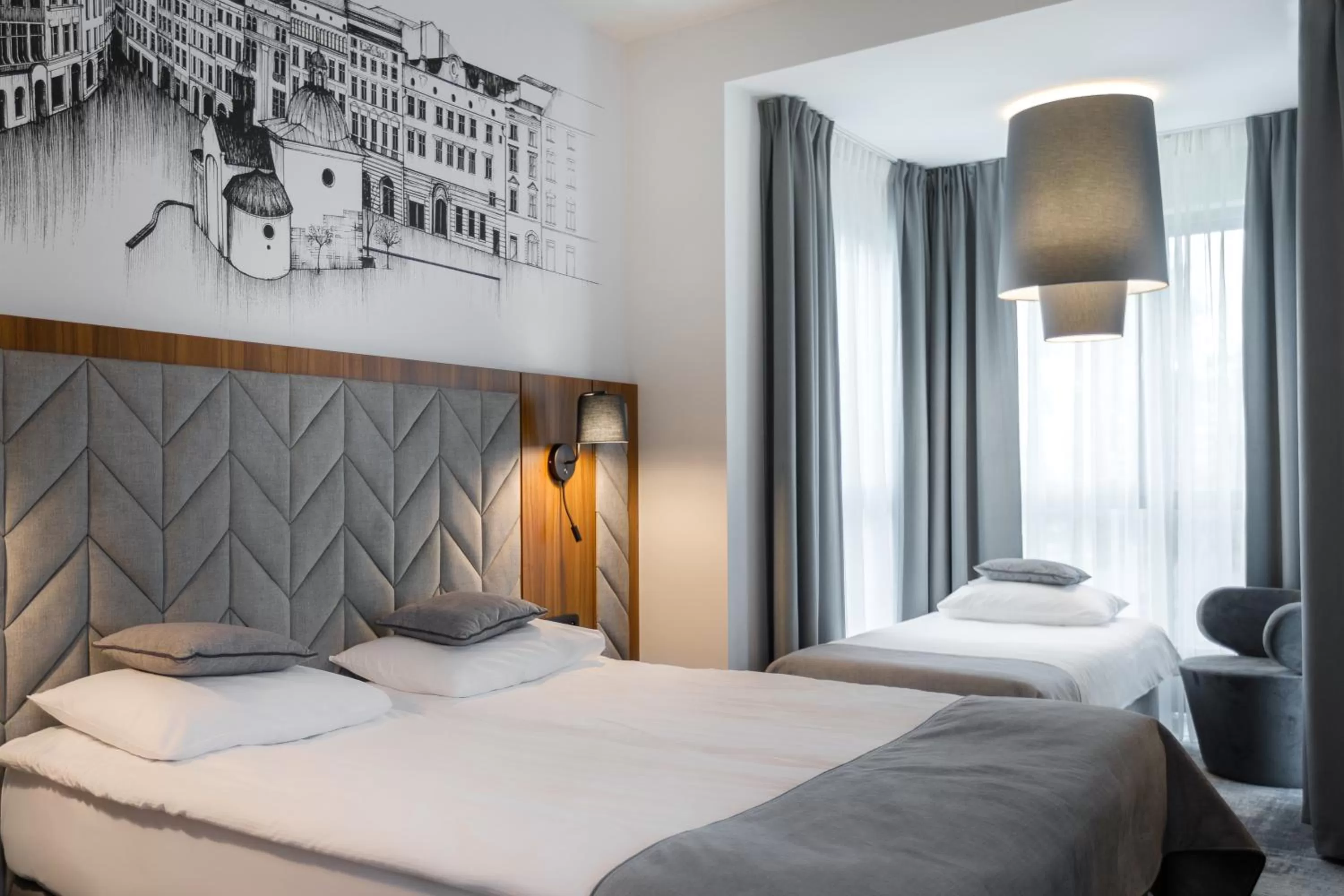 Bed in Focus Hotel Premium Kraków