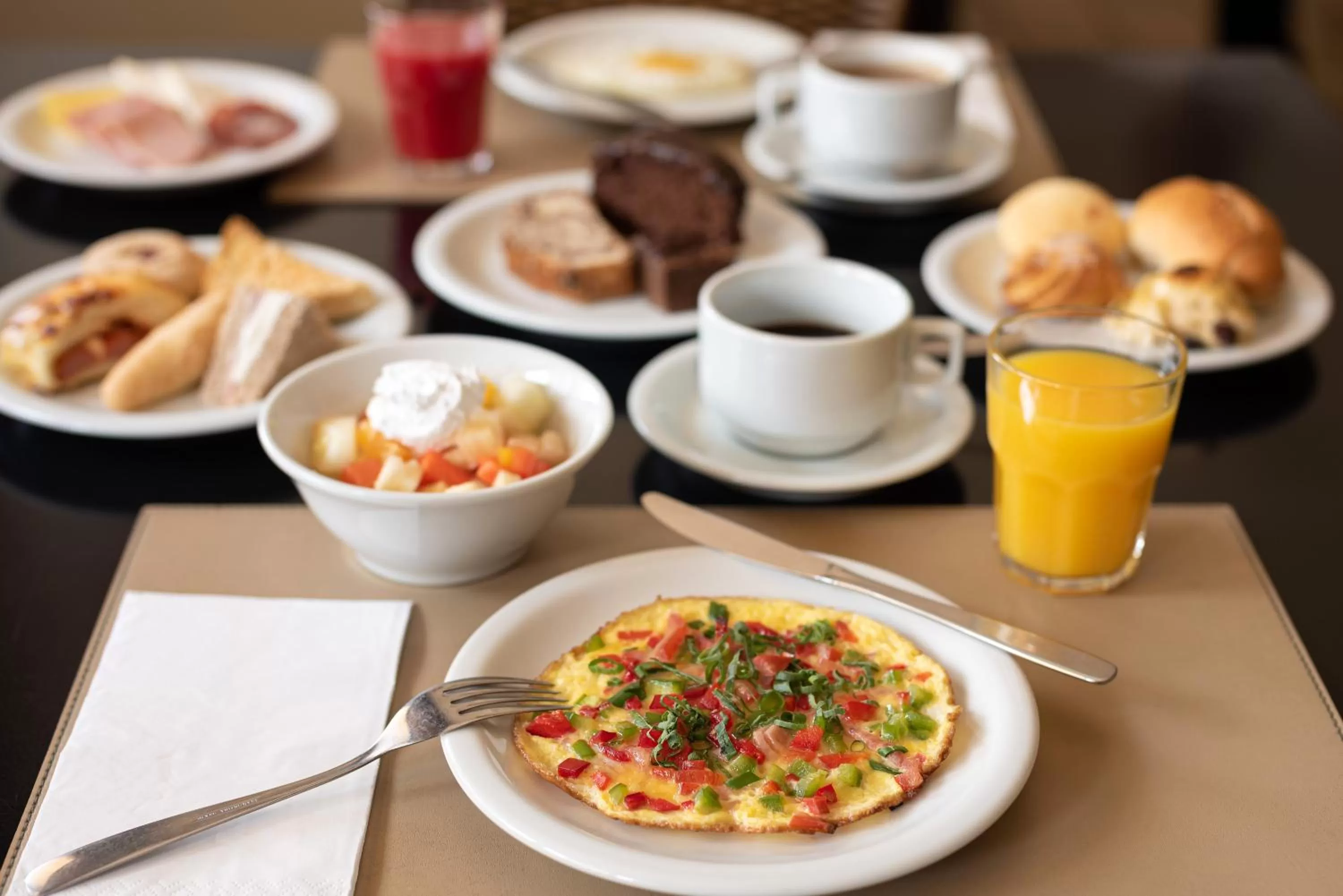 Breakfast in Manhattan Plaza