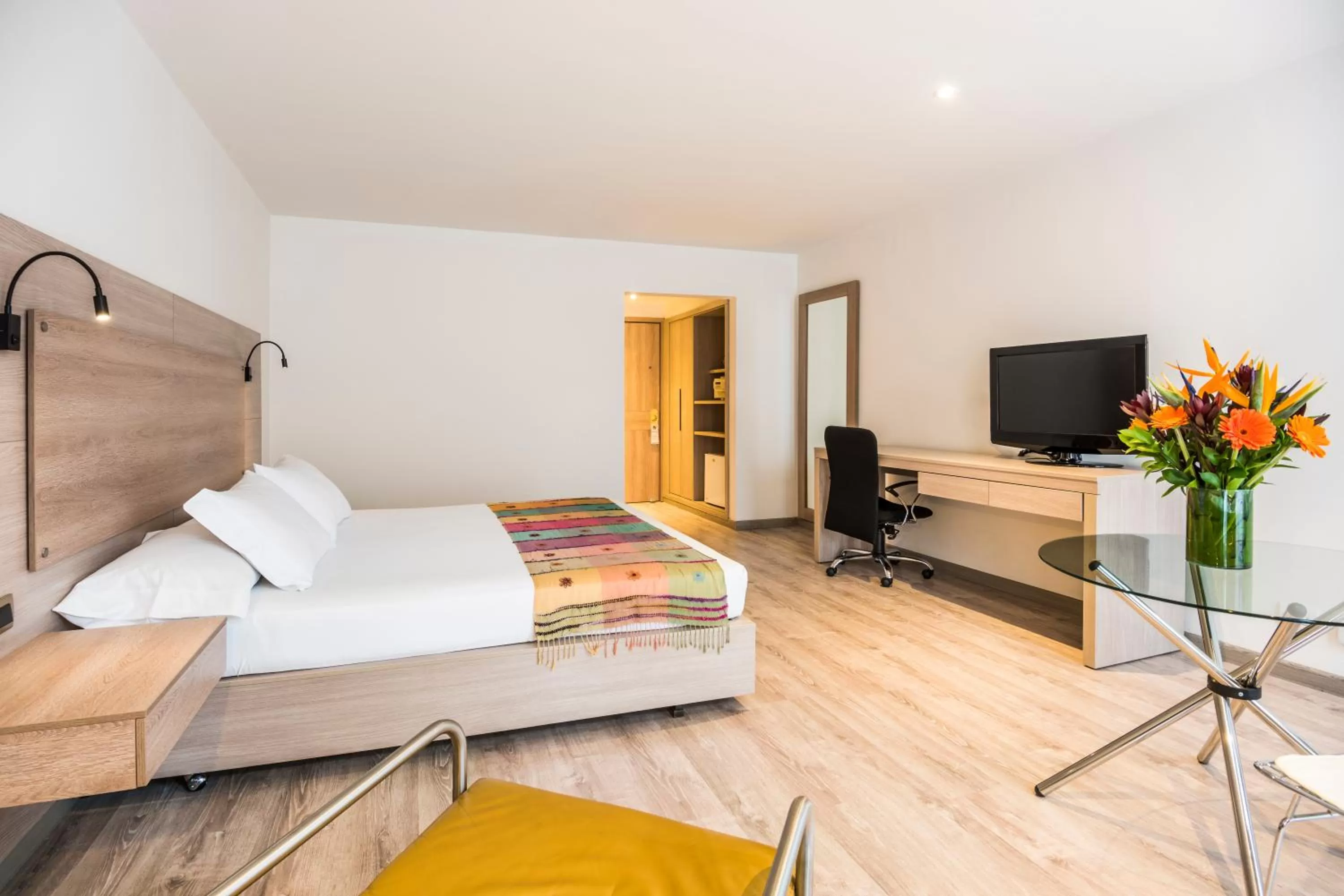 Bed in Hotel Rosales Plaza