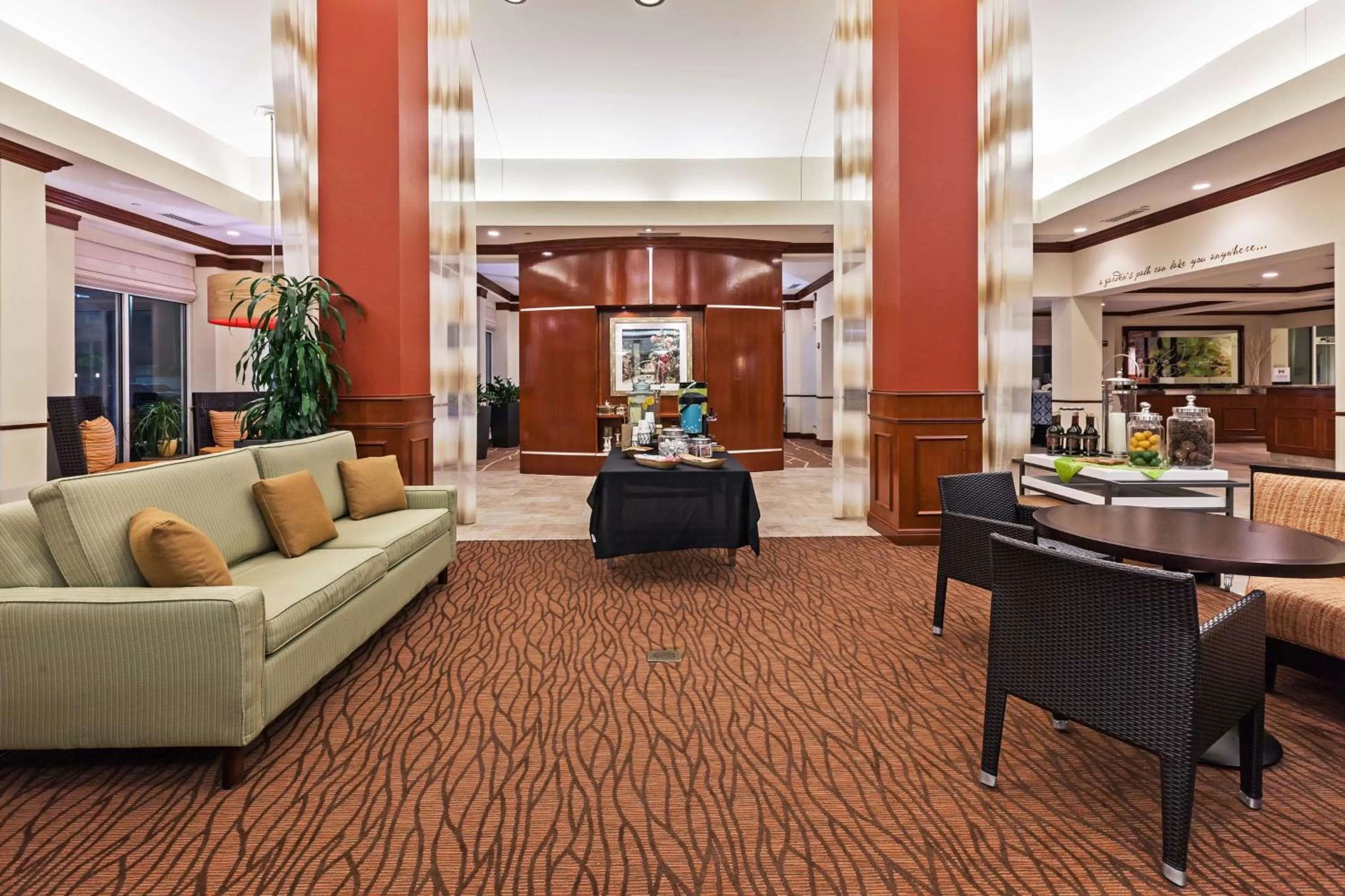 Lobby or reception in Hilton Garden Inn Corpus Christi