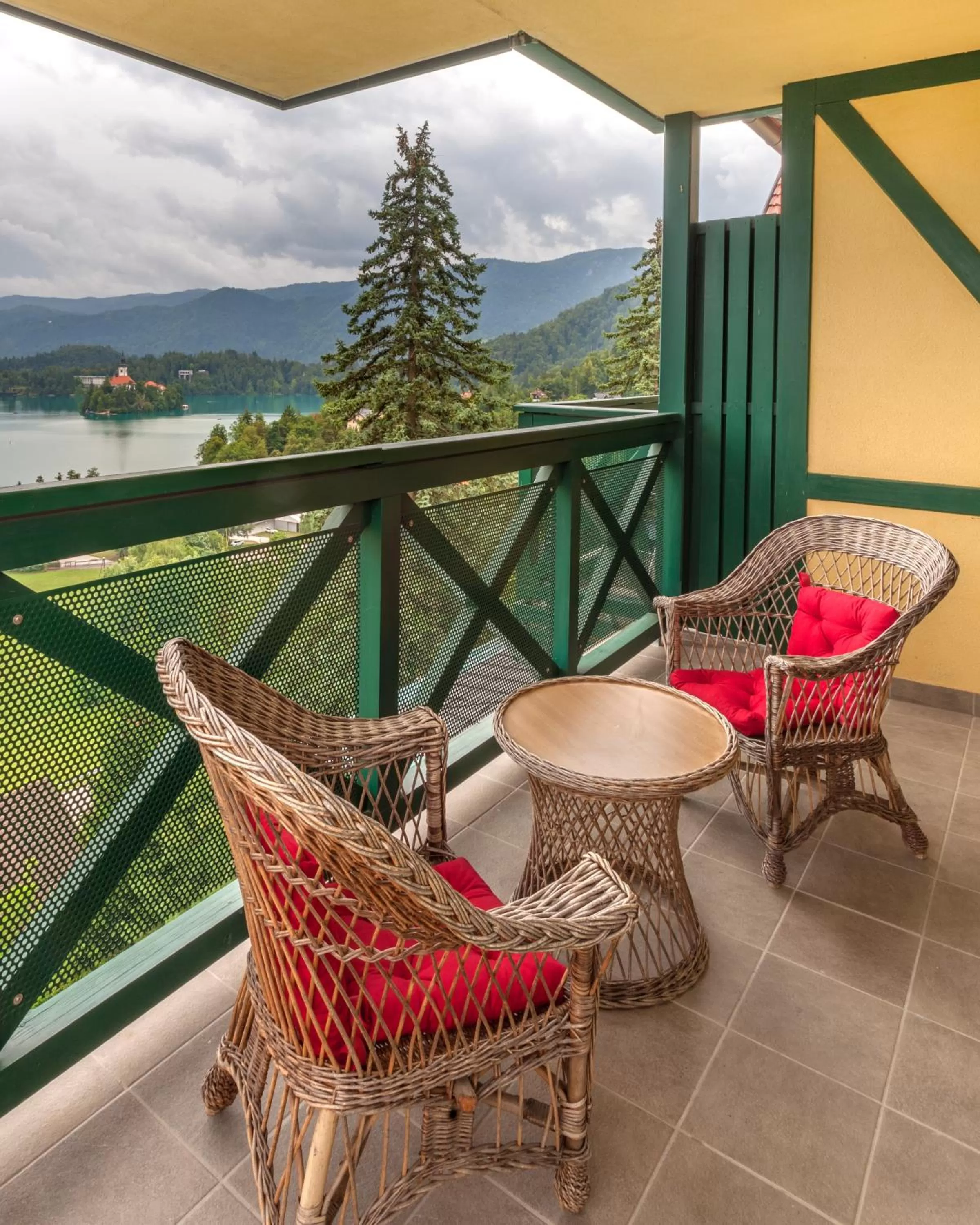 Balcony/Terrace in Hotel Triglav
