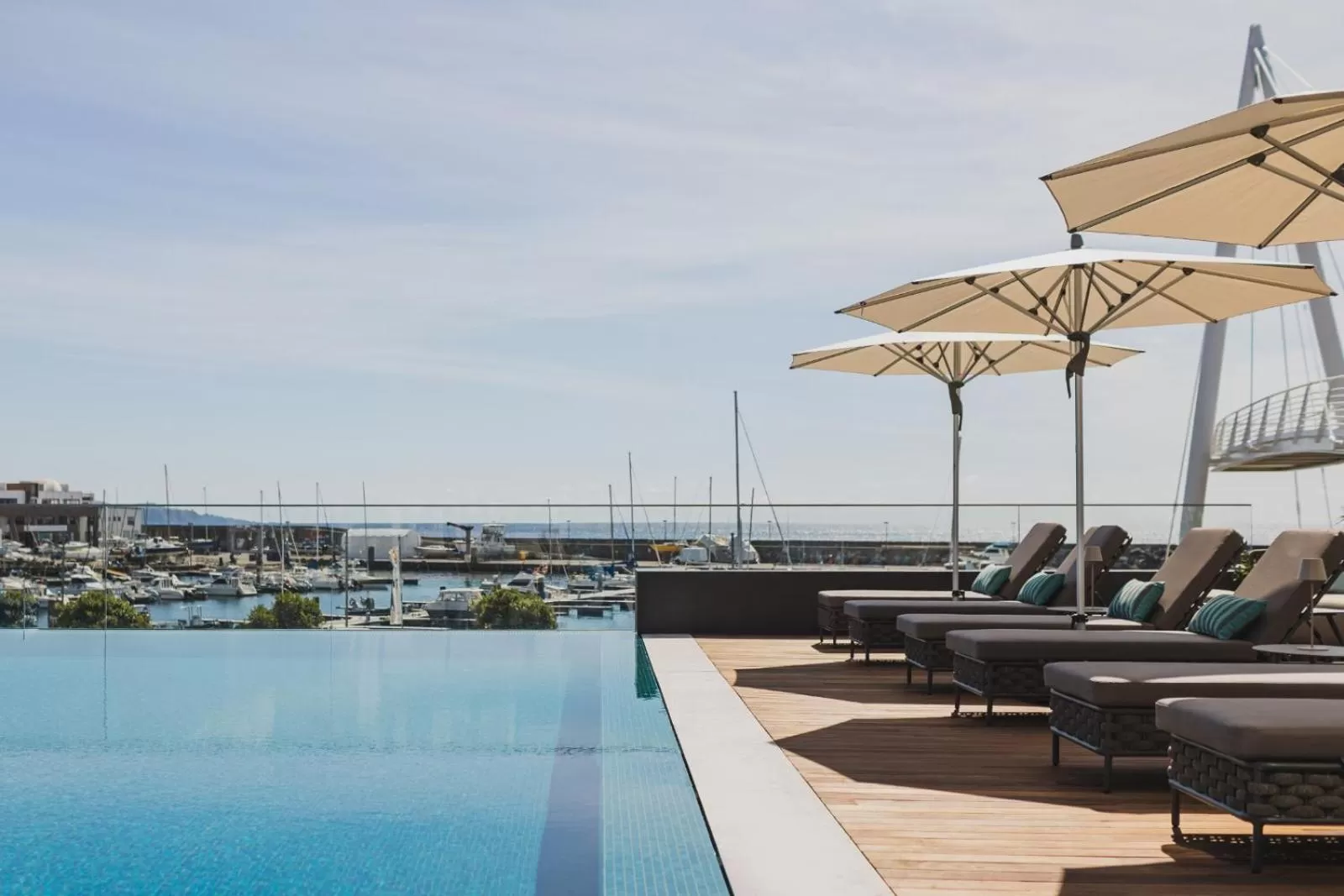 Pool view in Hotel Marina Atlântico