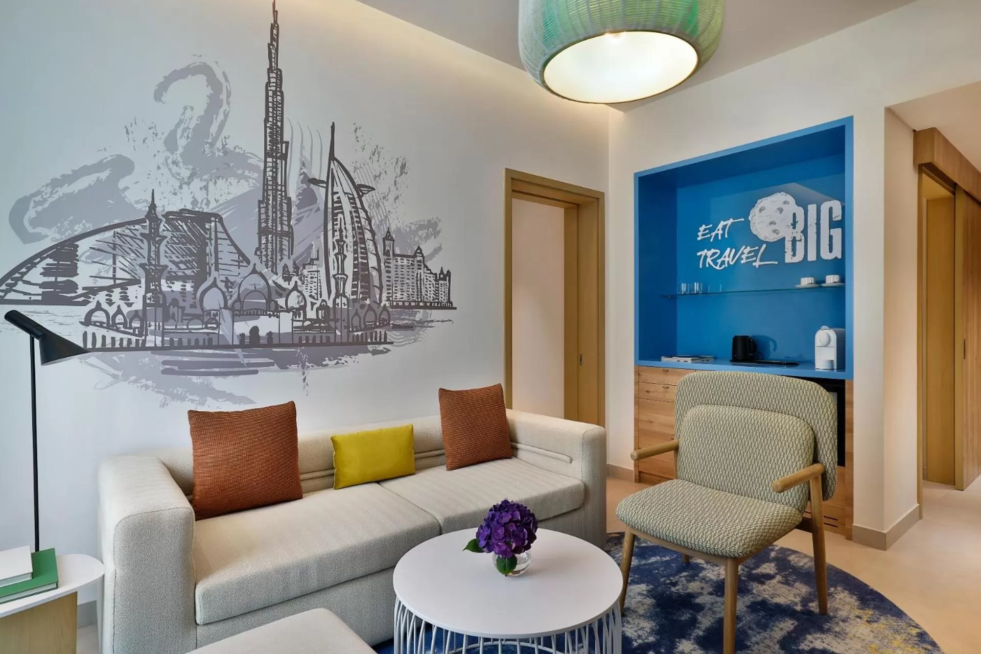 Living room in NH Collection Dubai The Palm