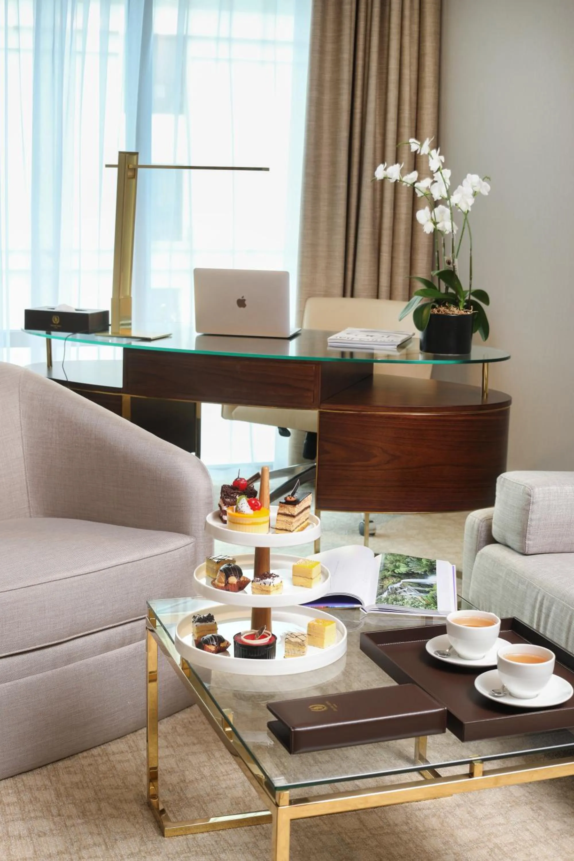 Seating area in Grand Vista Hanoi