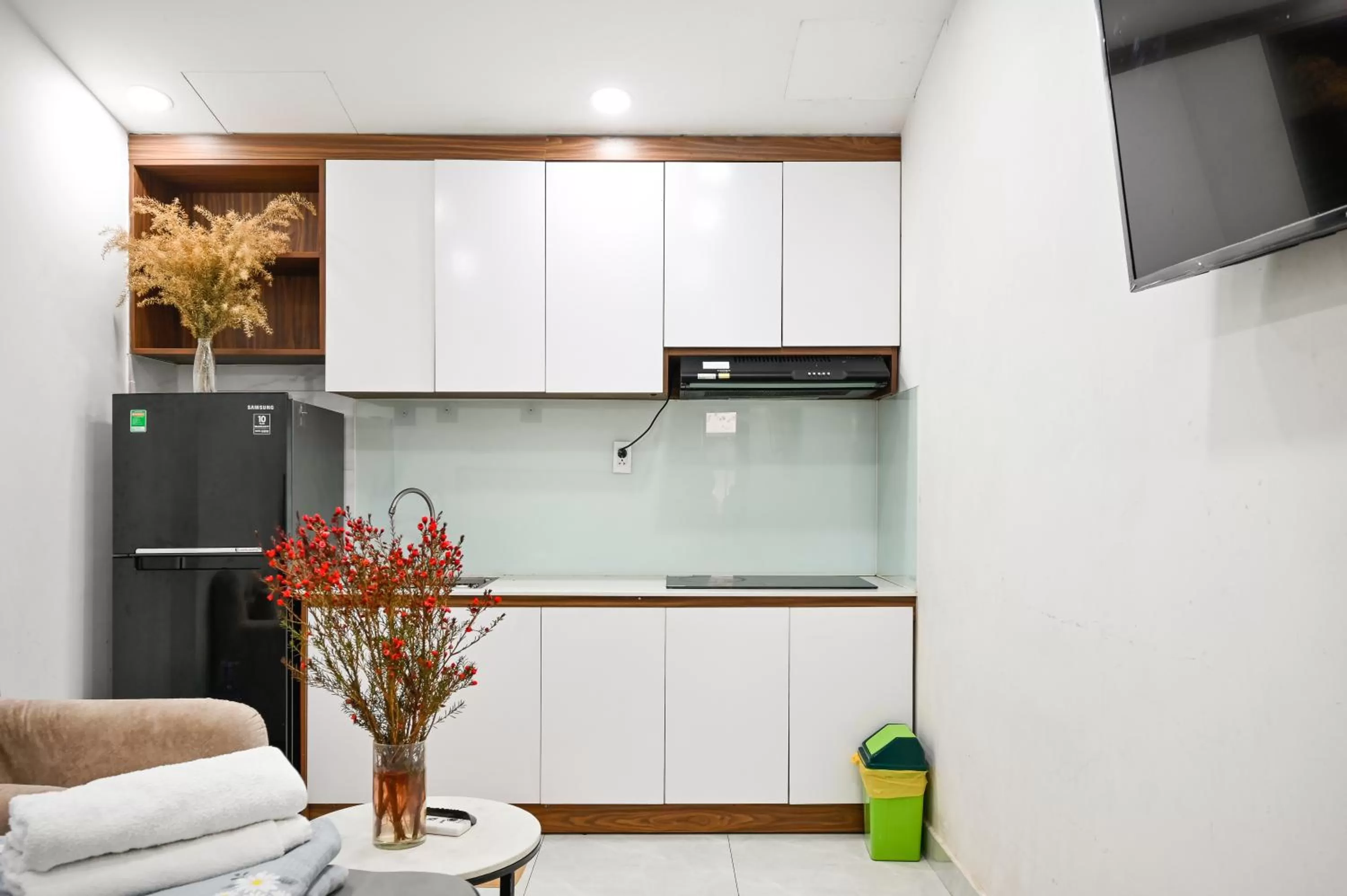 Kitchen or kitchenette in Spring Hill Apartment -The High Class