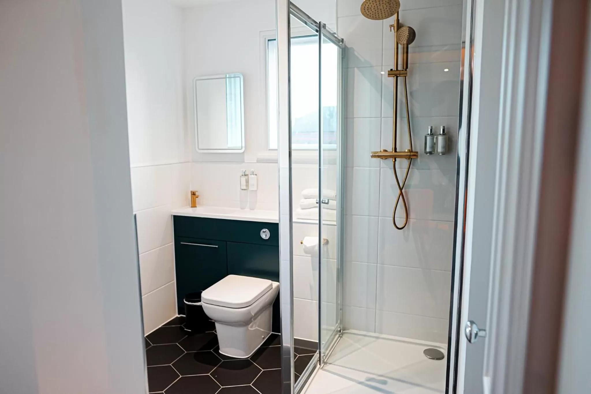 Bathroom in The Old Post Office Warrington by Deuce Hotels