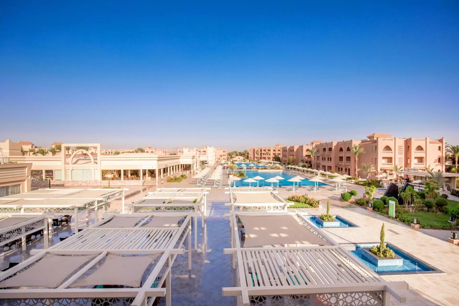 Bird's eye view in Pickalbatros Aqua Vista Resort - Hurghada