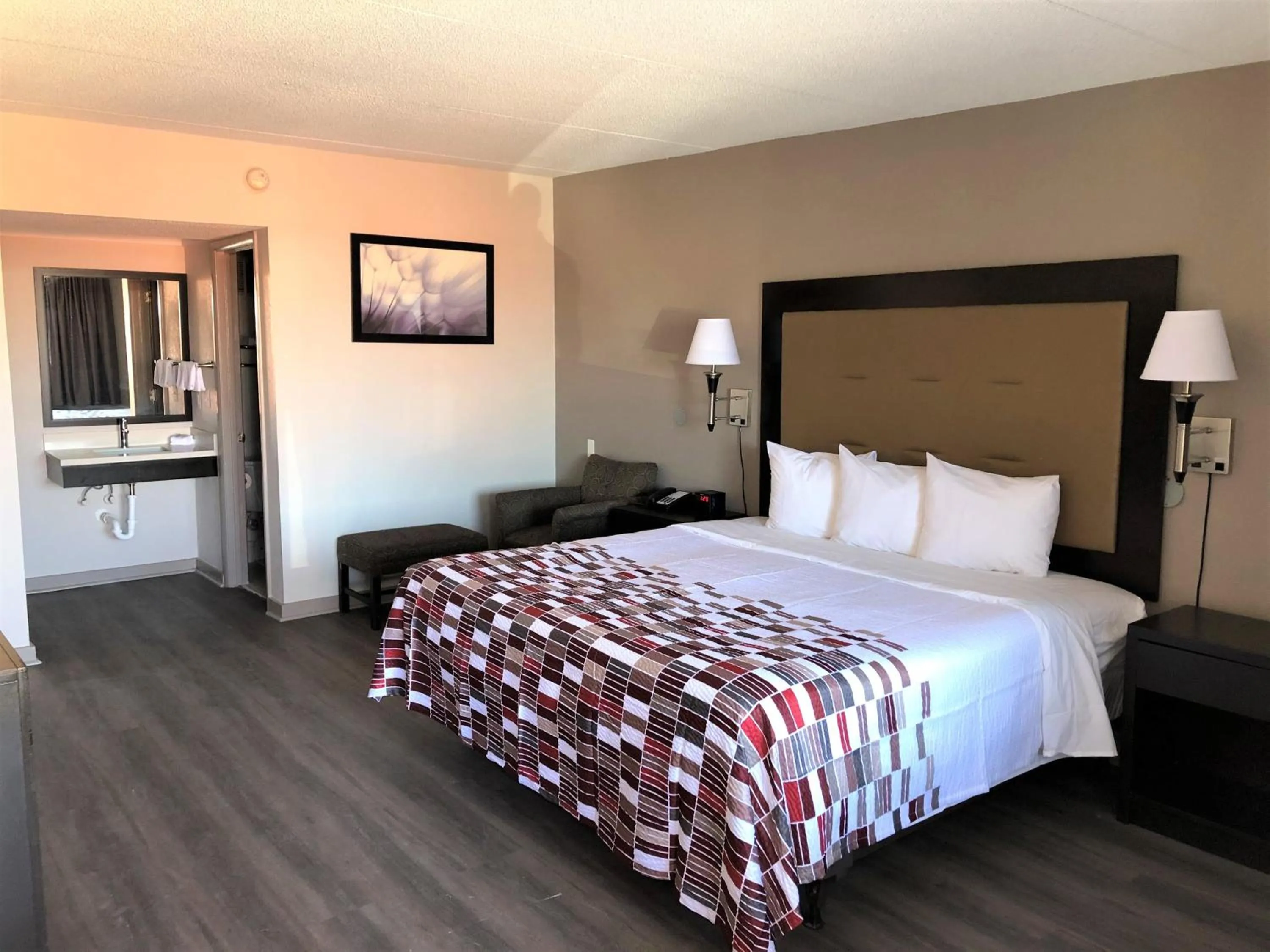 Bedroom, Bed in Red Roof Inn Greenville, NC