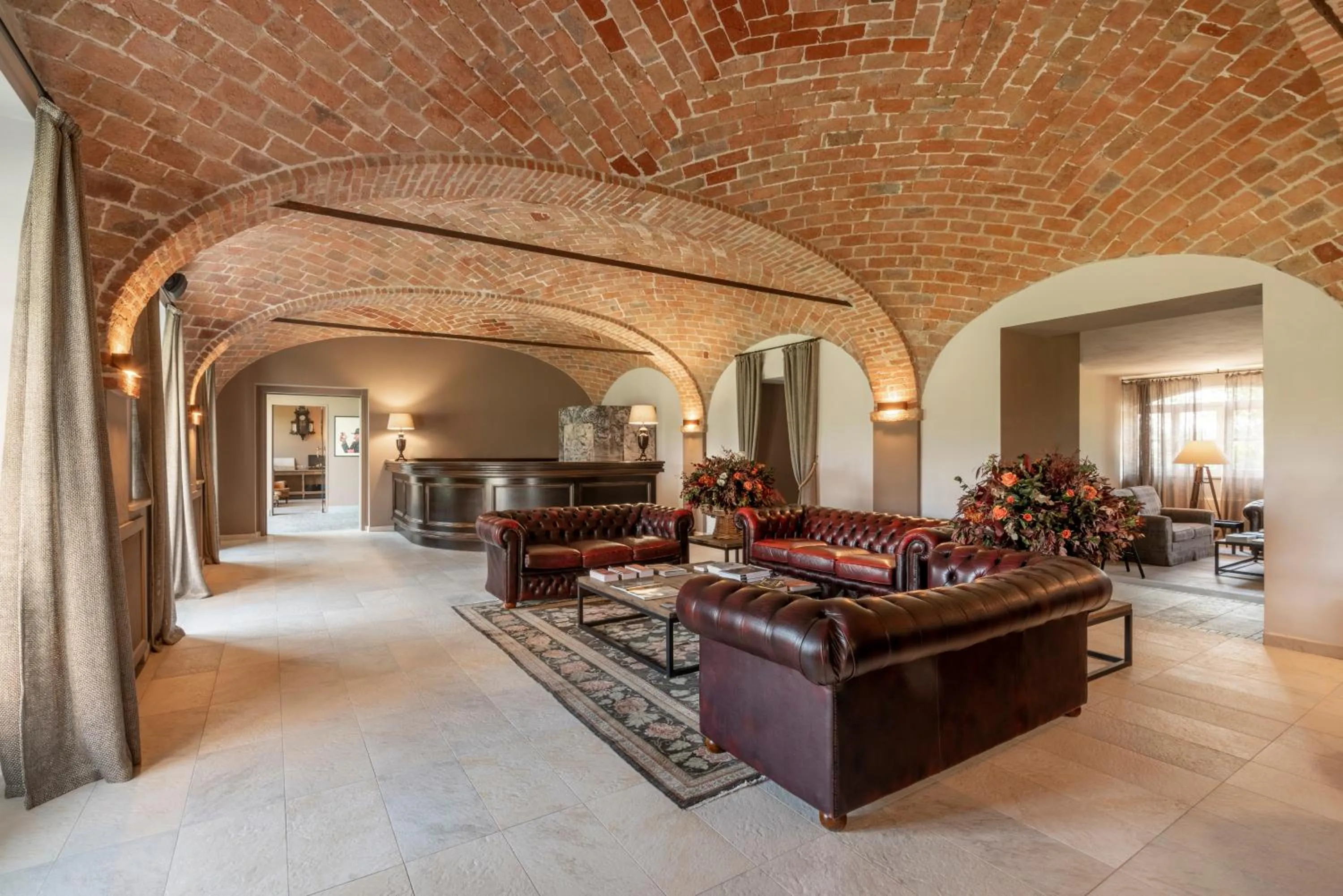 Lobby or reception in Spinerola Hotel Restaurant e Spa Arborea