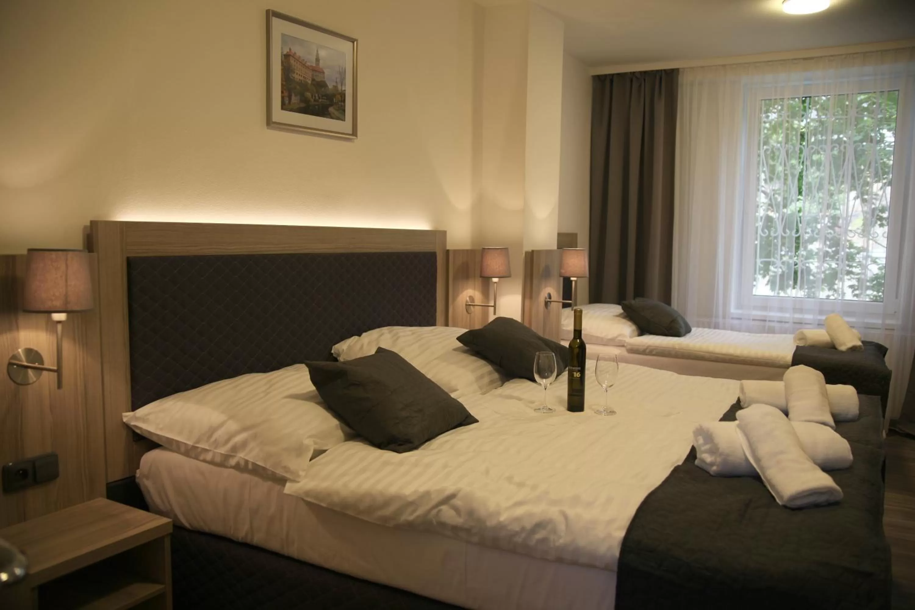 View (from property/room), Bed in Hotel CK Park