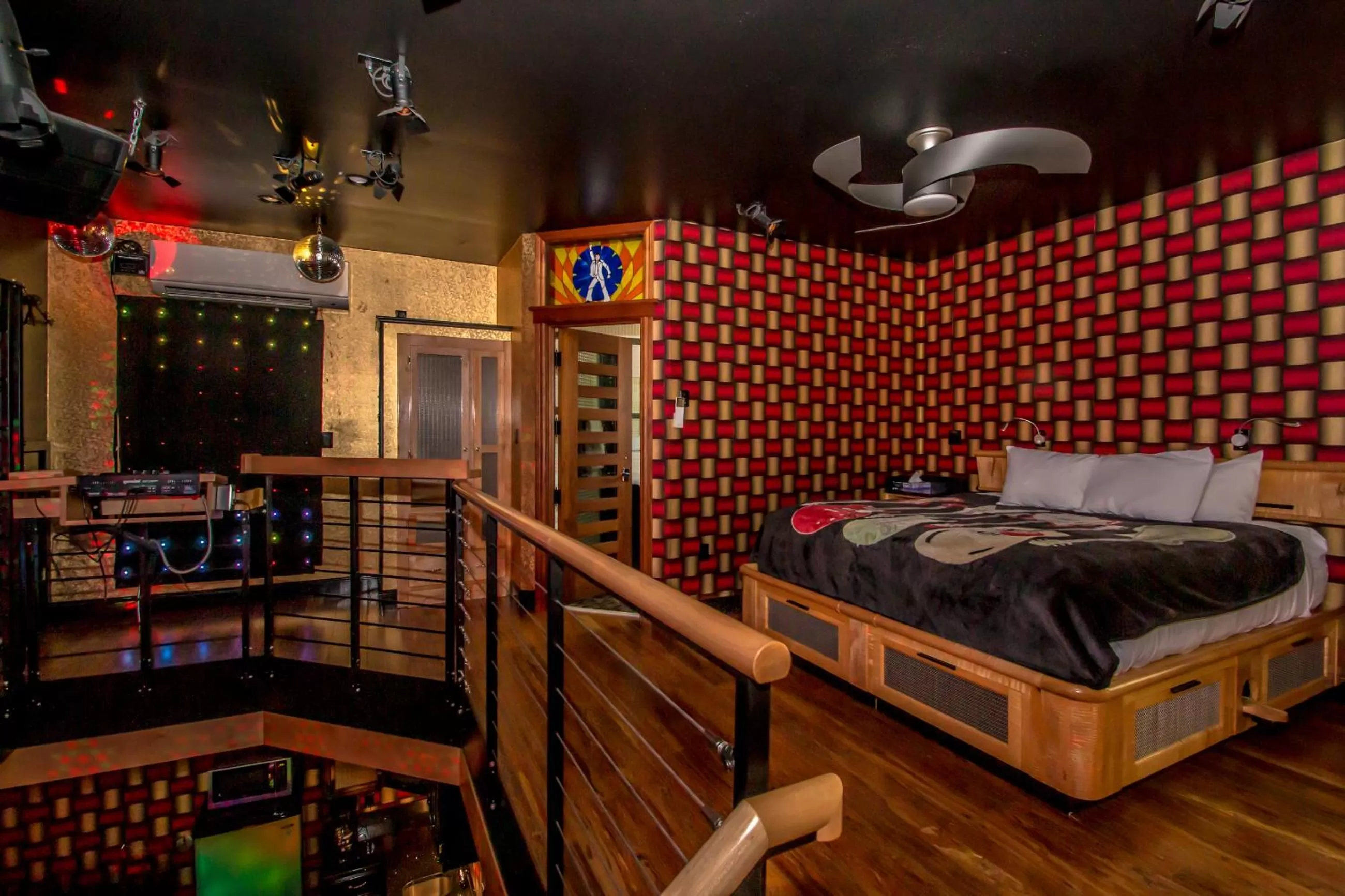 Bed in Adventure Suites