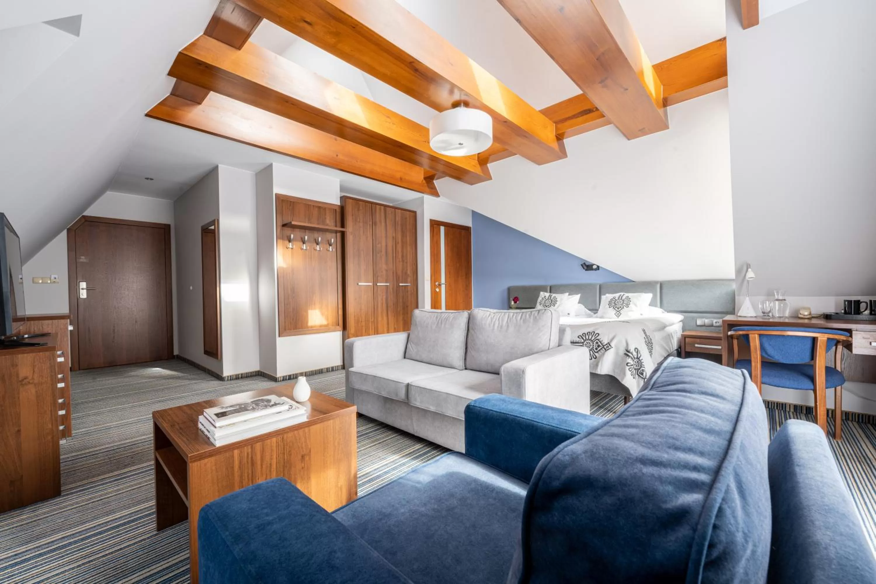 Bed in Hotel Willa Pod Skocznią