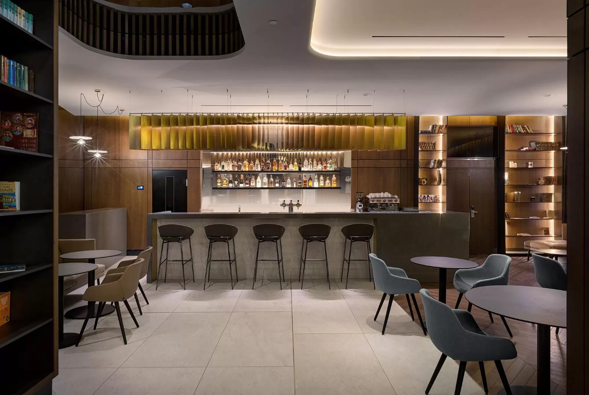 Lounge or bar in Radisson Blu Hotel, Kyiv City Centre