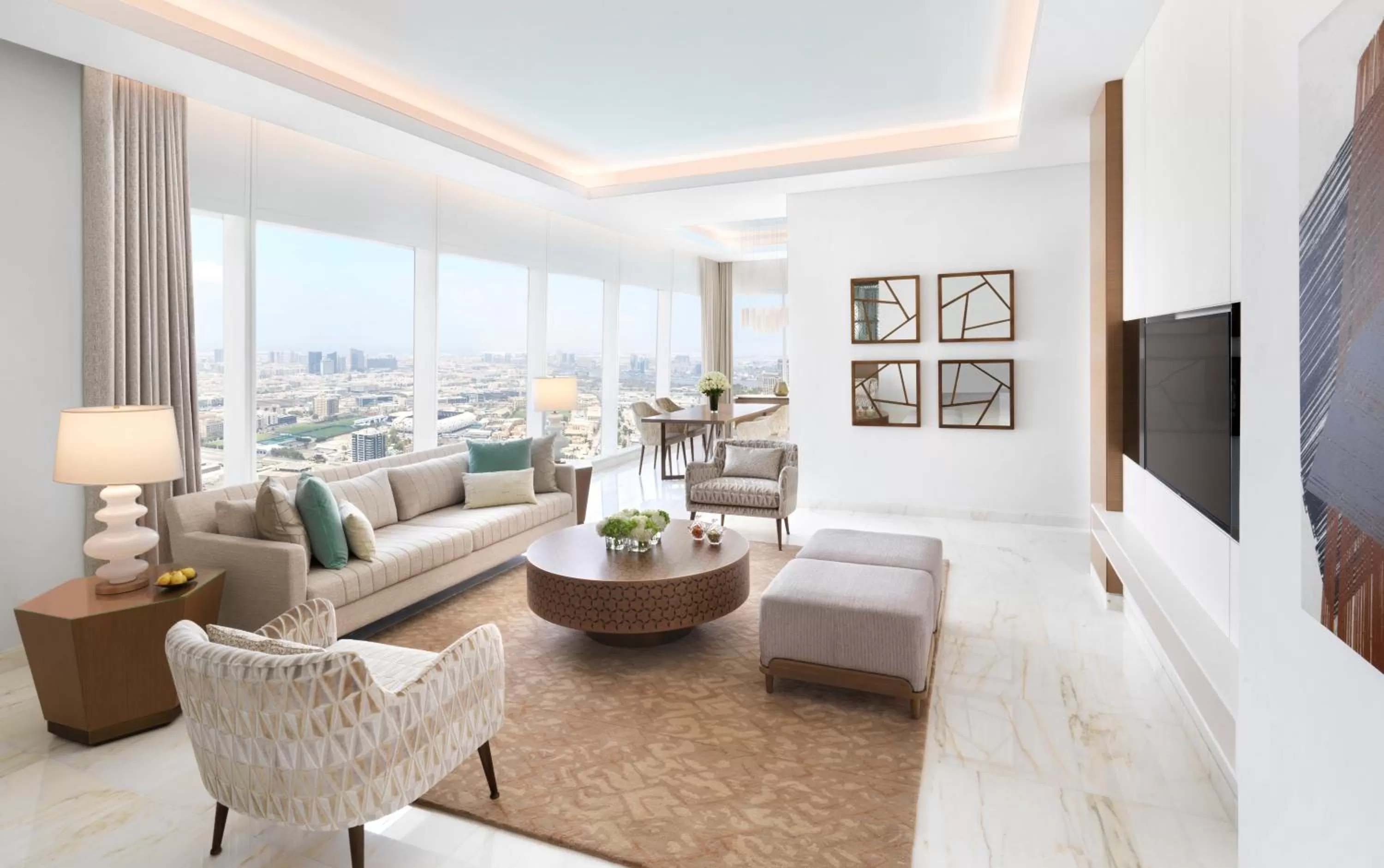 Living room in Sofitel Dubai The Obelisk