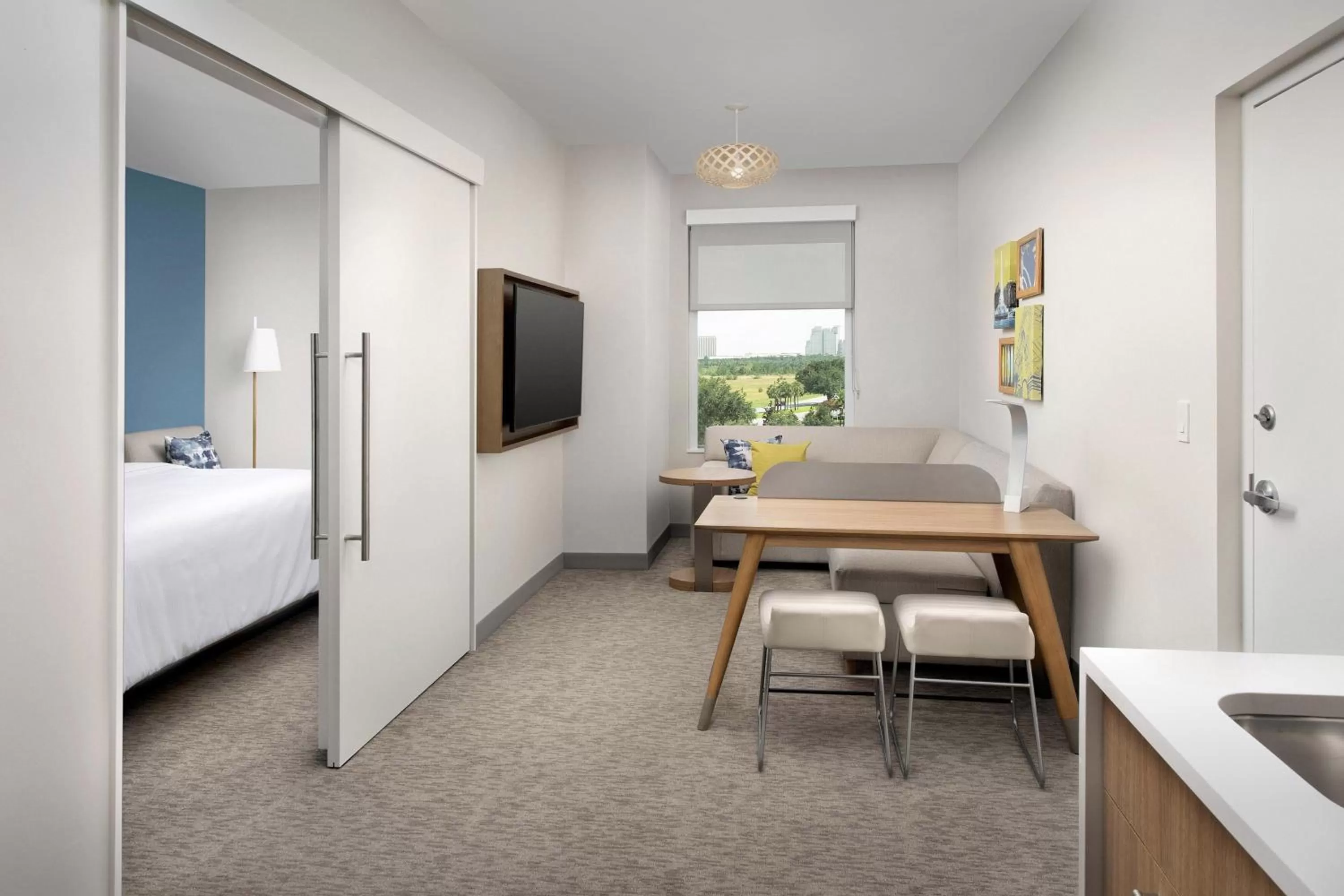 Bedroom, Bed in Element Orlando Universal Blvd.