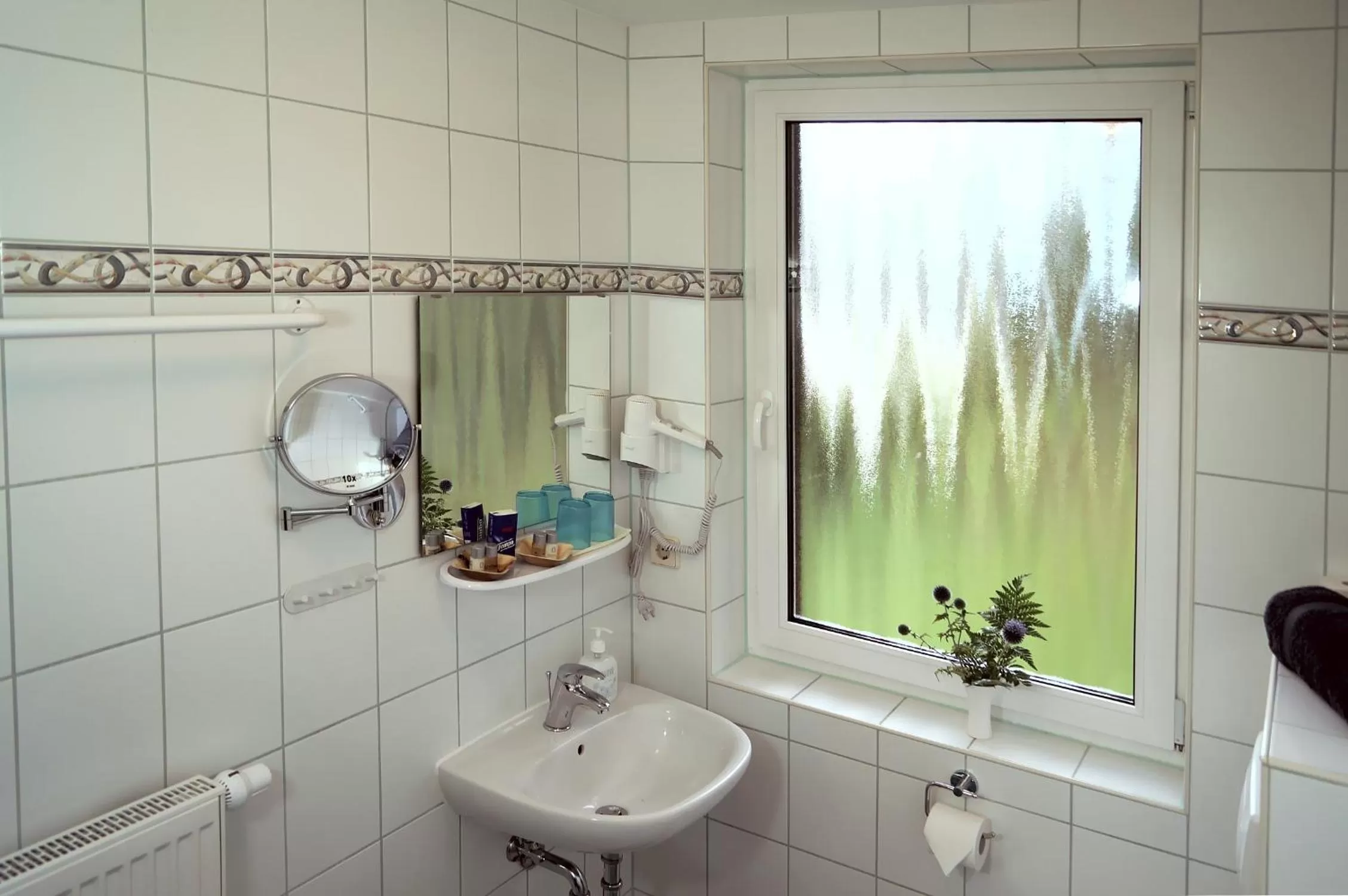 Bathroom in Erzgebirgshotel Misnia Bärenfels