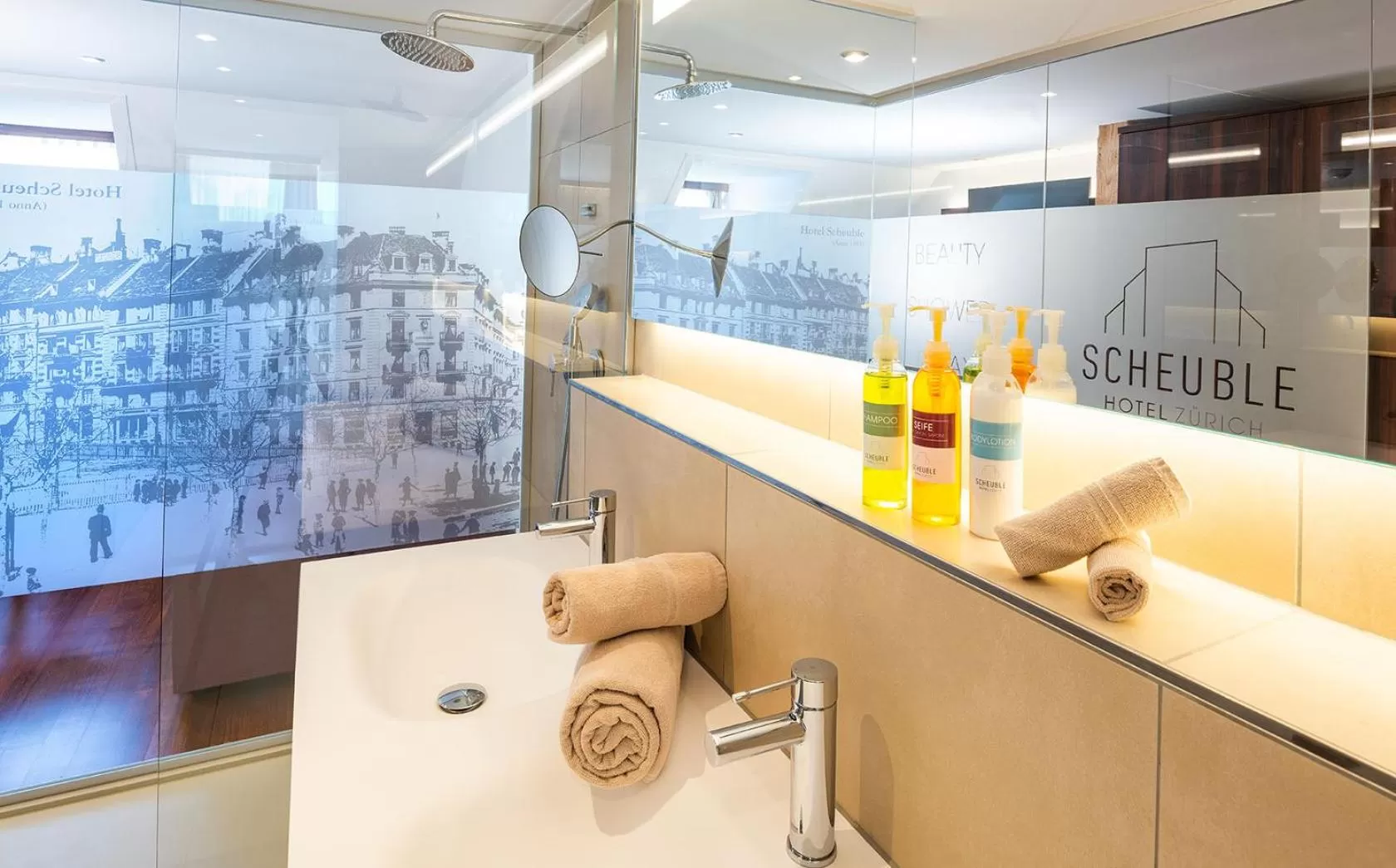 Bathroom in Hotel Scheuble