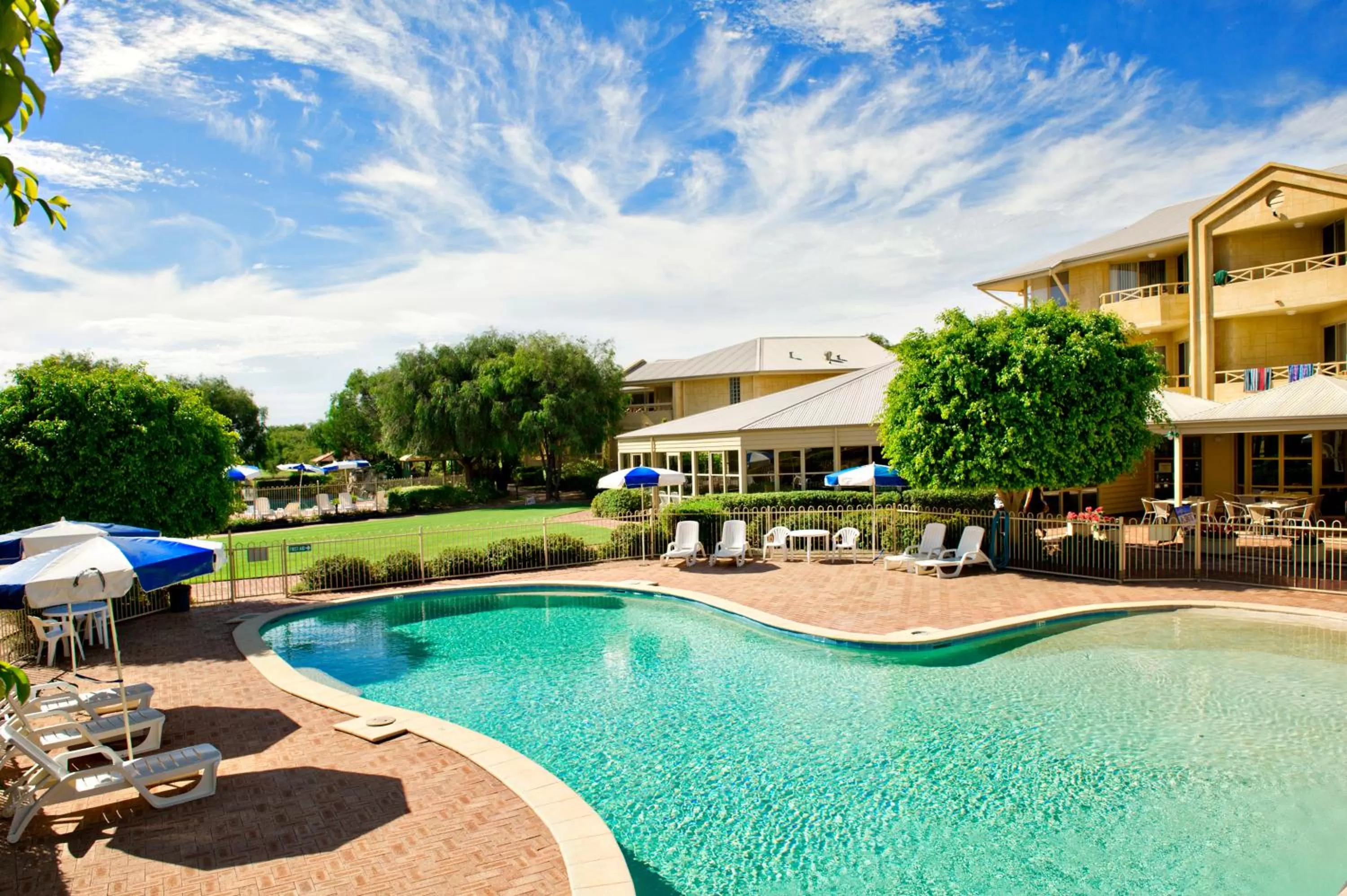 Swimming pool in Abbey Beach Resort
