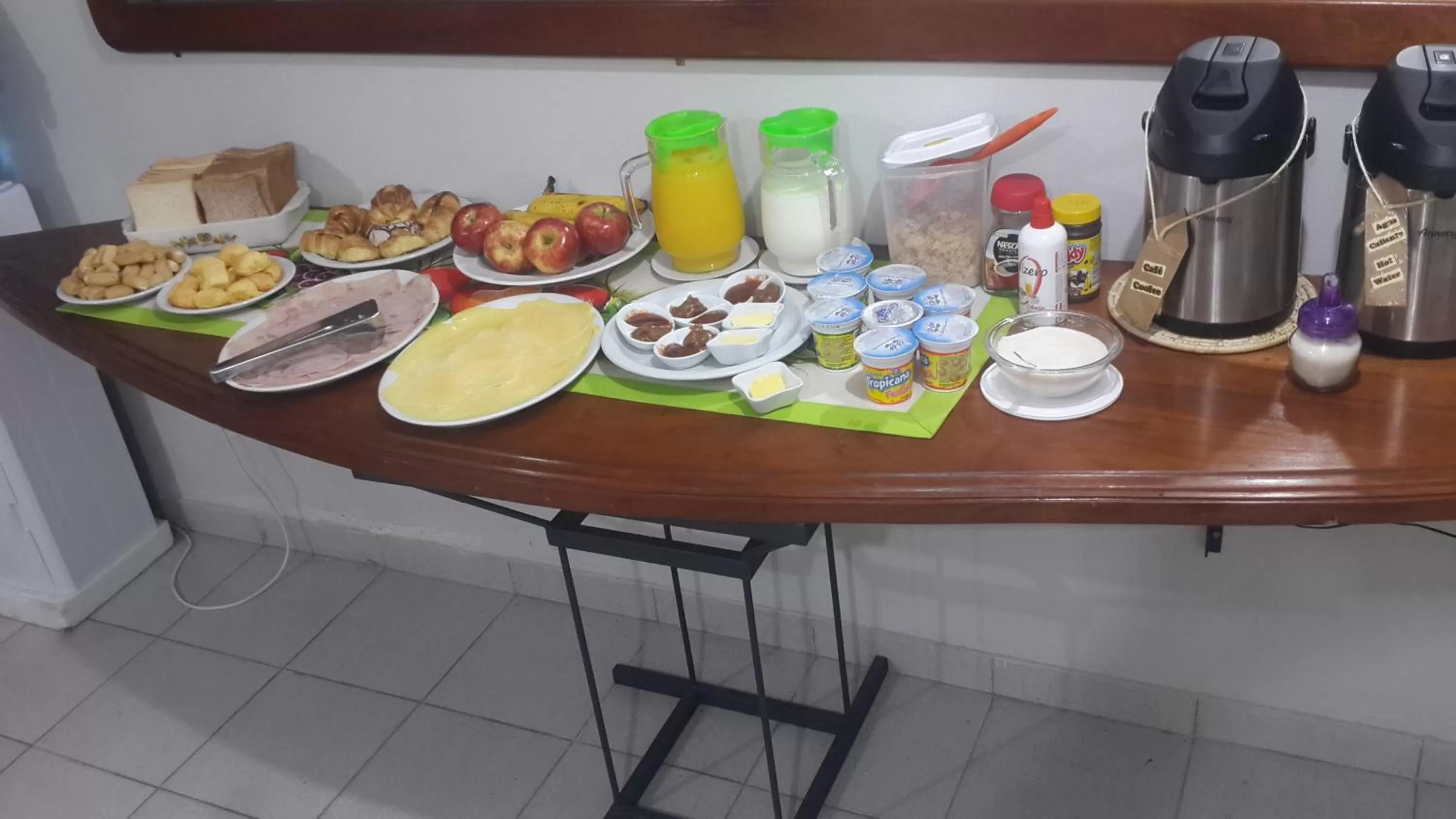 Food in Madame Lynch Hotel Asuncion