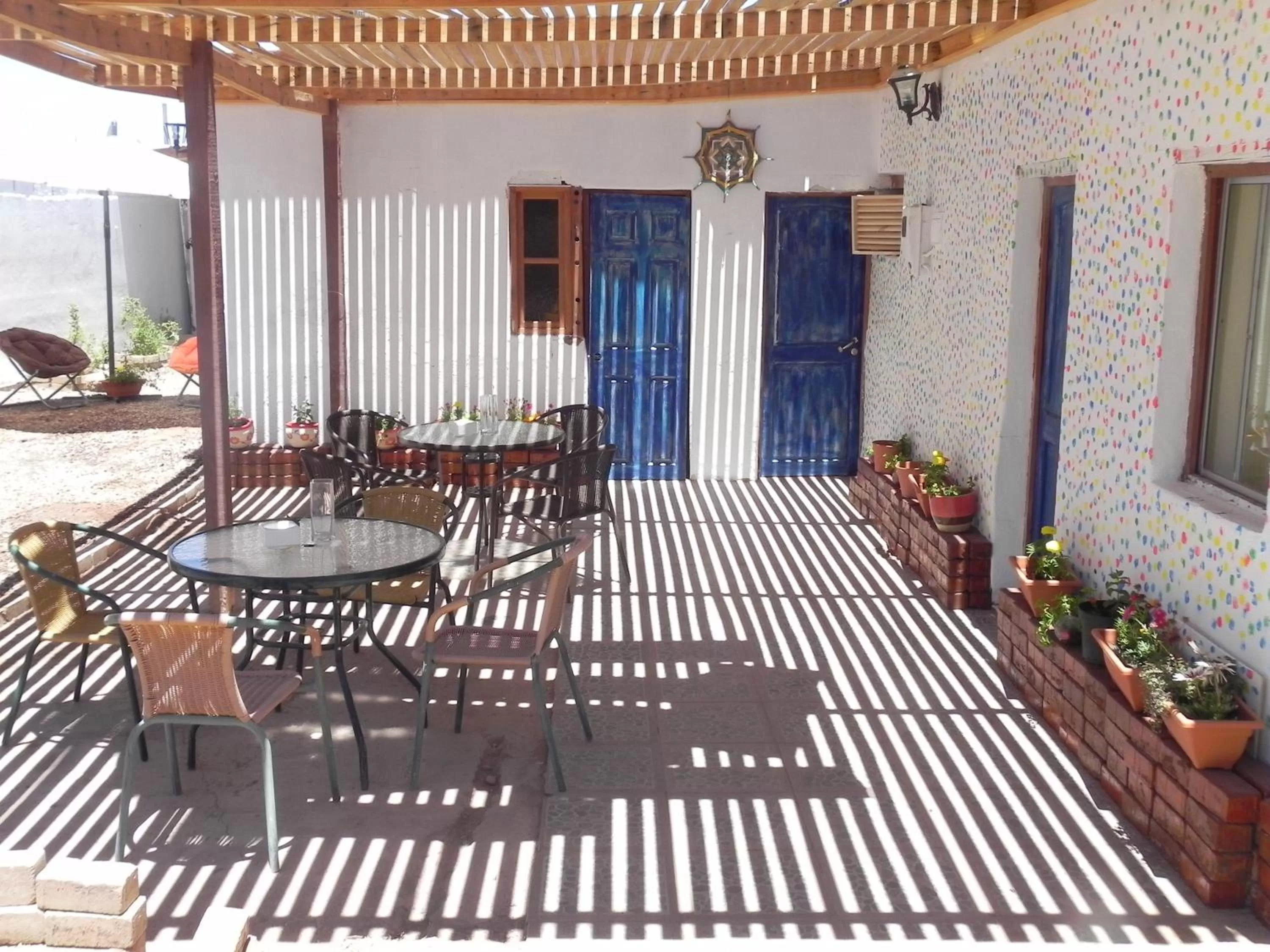 Patio in Hostal Siete Colores