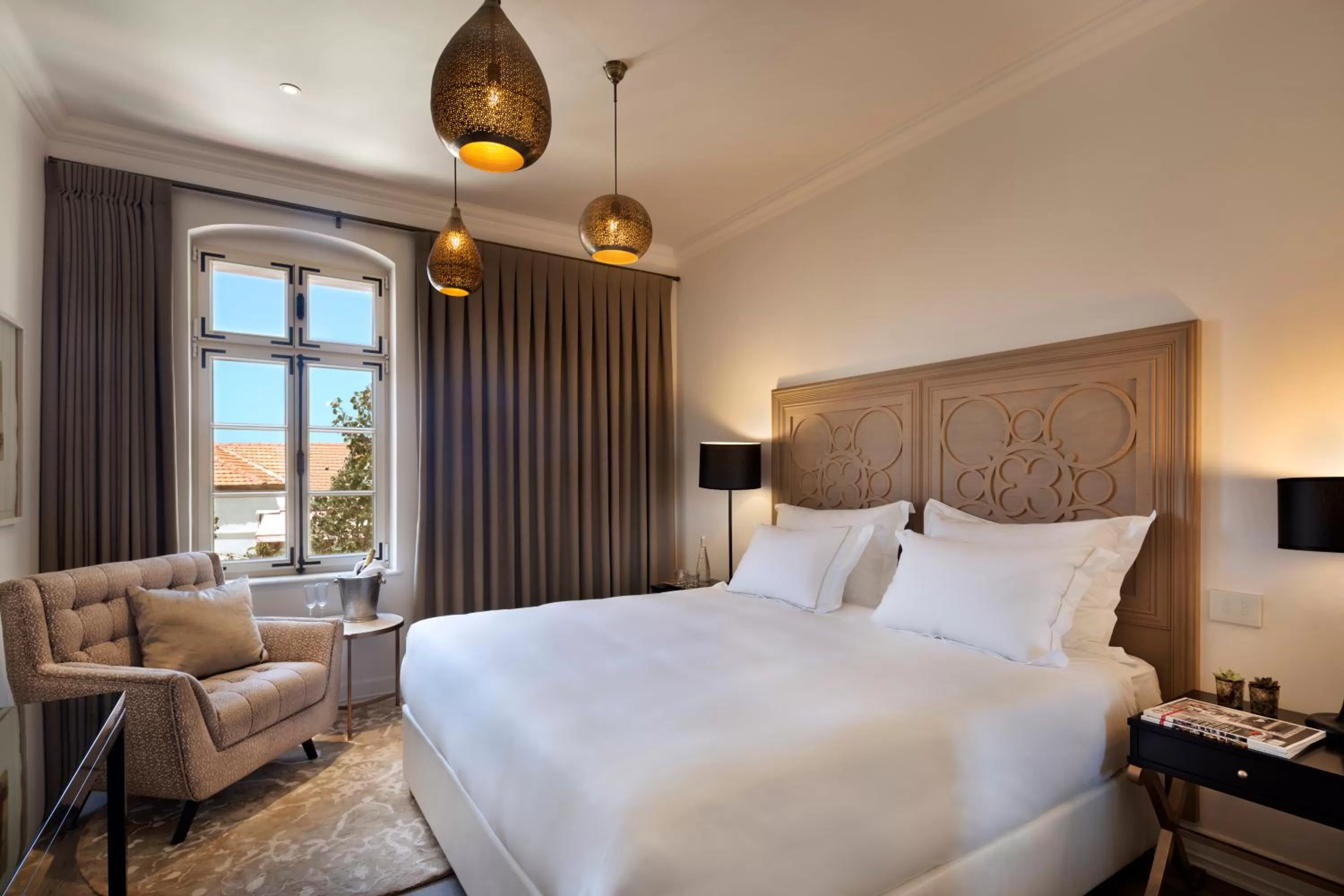 Photo of the whole room, Bed in The Drisco Hotel Tel Aviv - Relais & Châteaux