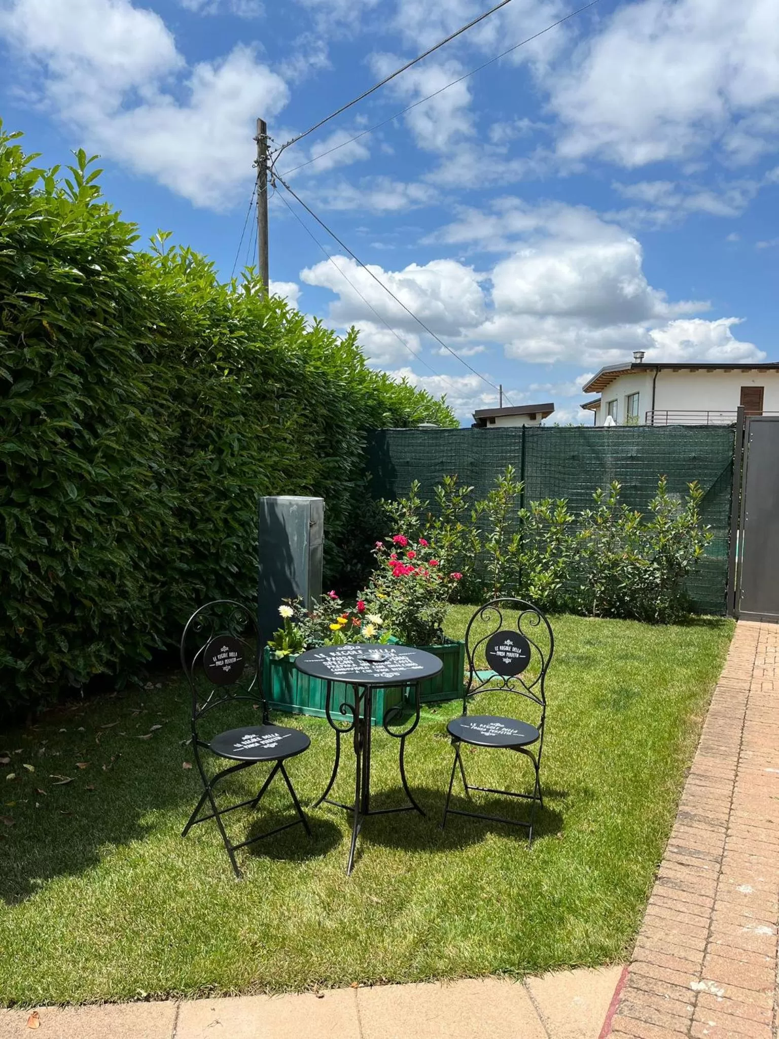 Garden in B&B La cas' d'Alfonz'